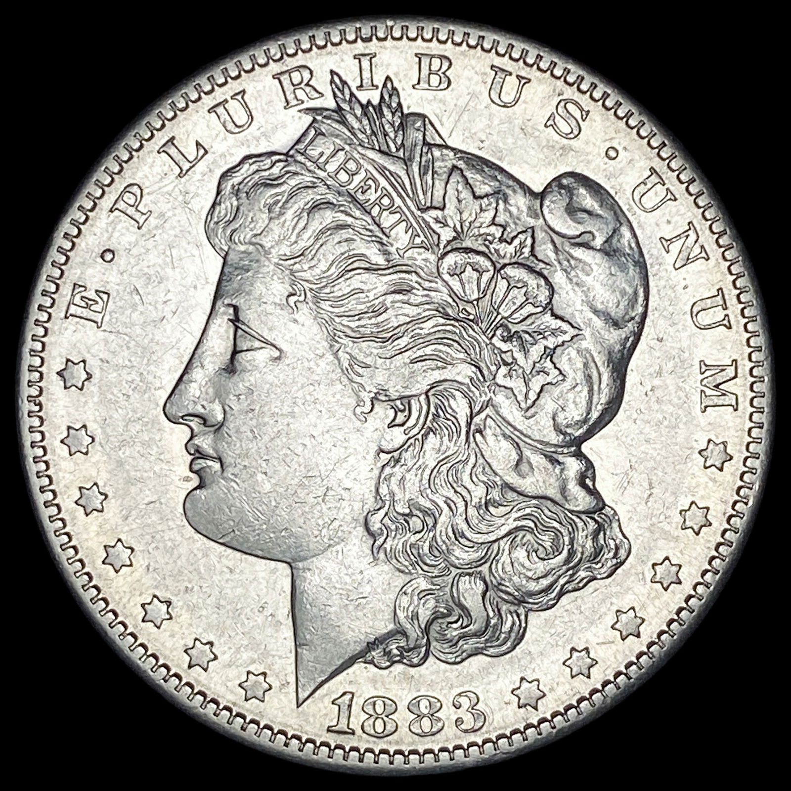 1883-S Silver Morgan Dollar CLOSELY UNCIRCULATED (1 of 2)