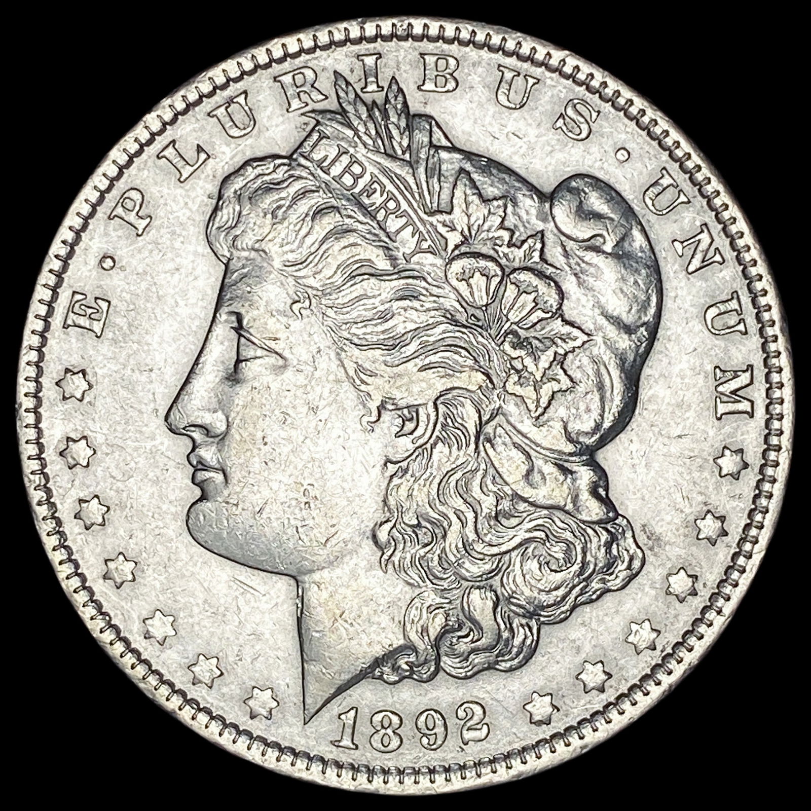 1892-S Silver Morgan Dollar CLOSELY UNCIRCULATED (1 of 2)