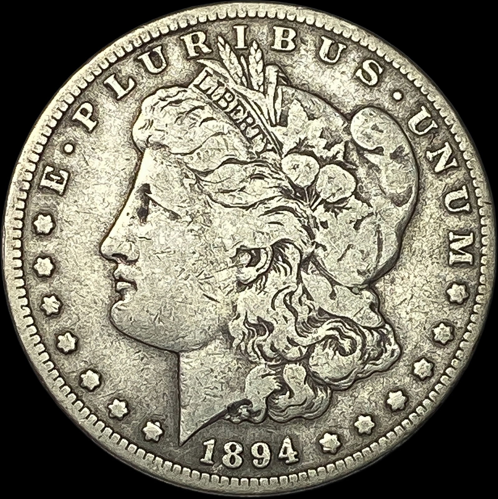 1894-S Morgan Silver Dollar LIGHT CIRC (1 of 2)