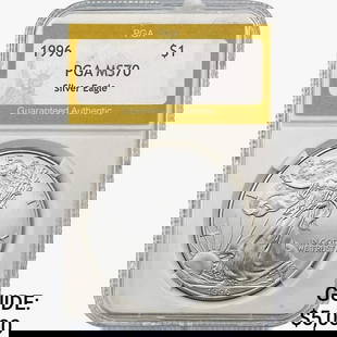 1996 American Silver Eagle PGA MS70: 1996 American Silver Eagle PGA MS70