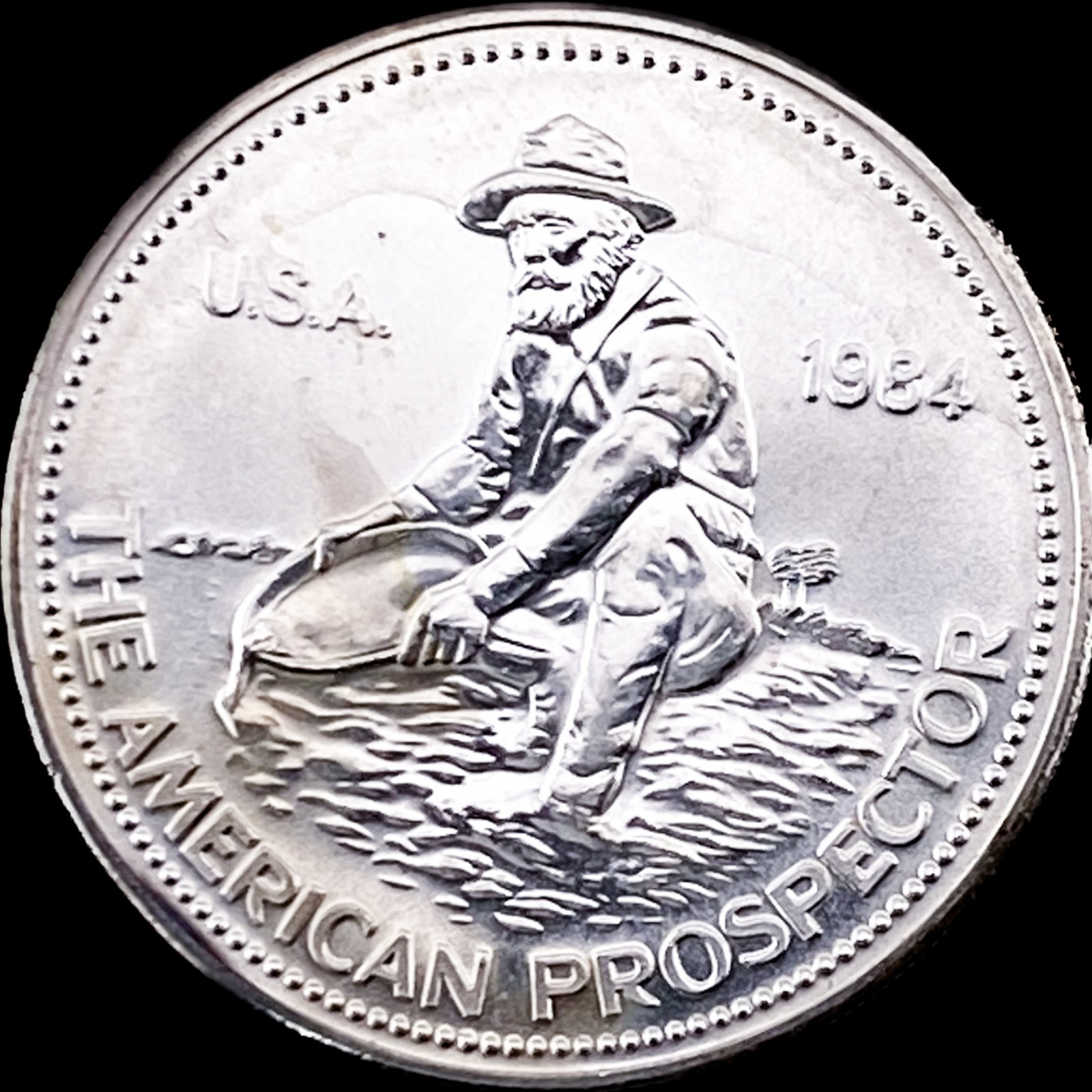 1984 Engelhard 1oz Silver Round SUPERB GEM BU: 1984 Engelhard 1oz Silver Round SUPERB GEM BU