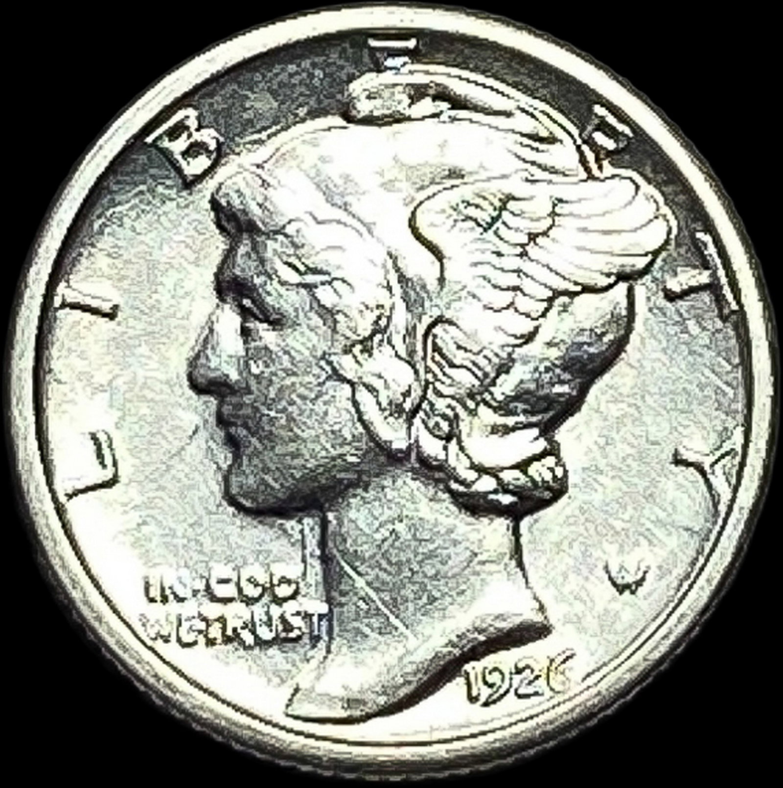 1926 Silver Mercury Dime UNCIRCULATED: 1926 Silver Mercury Dime UNCIRCULATED