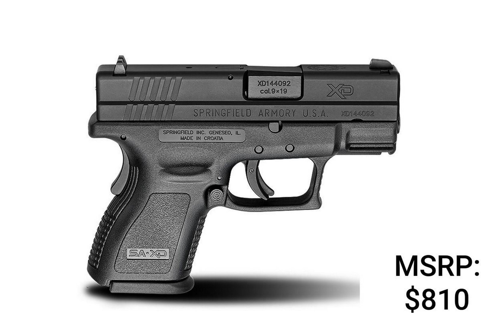 Springfield Armory XD-9 Subcompact 9mm Pistol: Springfield Armory XD-9 Subcompact 9mm Pistol