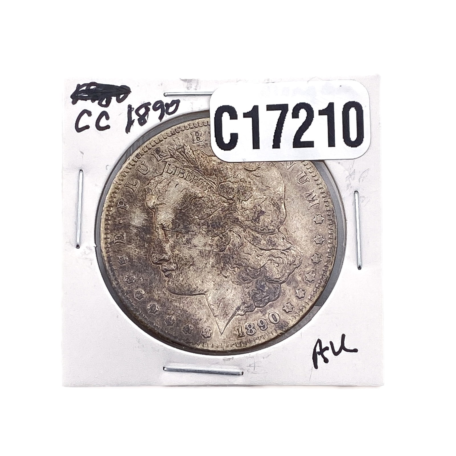 1890-CC Morgan Silver Dollar: 1890-CC Morgan Silver Dollar