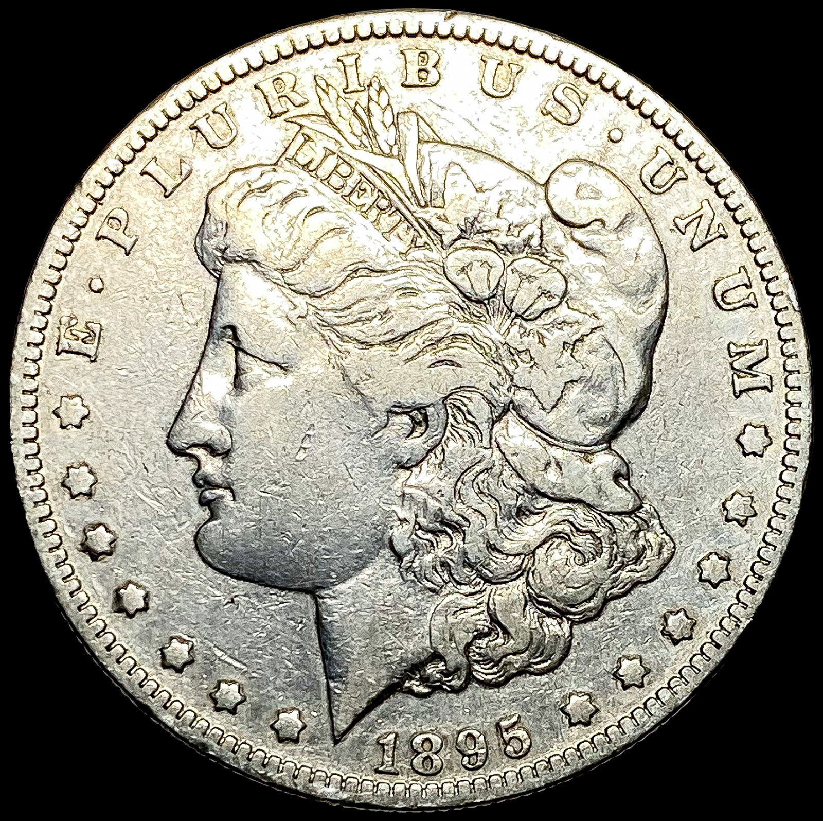 1895-O Morgan Silver Dollar LIGHTLY CIRCULATED: 1895-O Morgan Silver Dollar LIGHTLY CIRCULATED