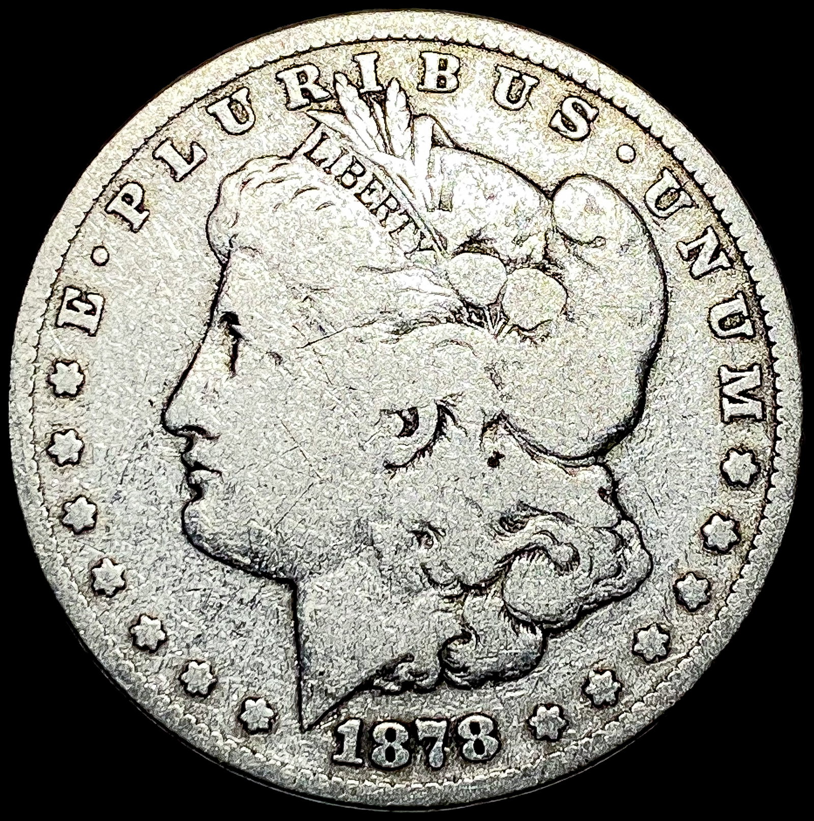 1878-CC Silver Morgan Dollar NICELY CIRCULATED: 1878-CC Silver Morgan Dollar NICELY CIRCULATED
