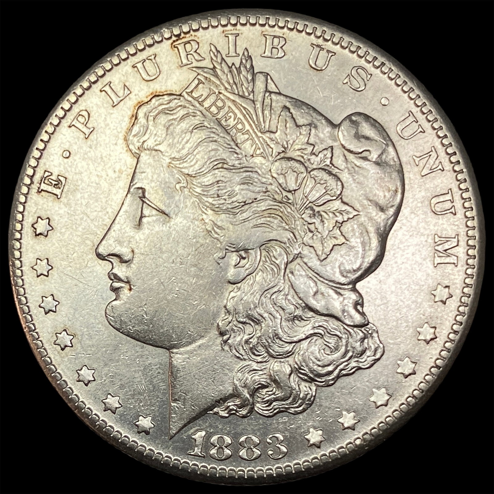 1883-S Silver Morgan Dollar CLOSELY UNCIRCULATED: 1883-S Silver Morgan Dollar CLOSELY UNCIRCULATED