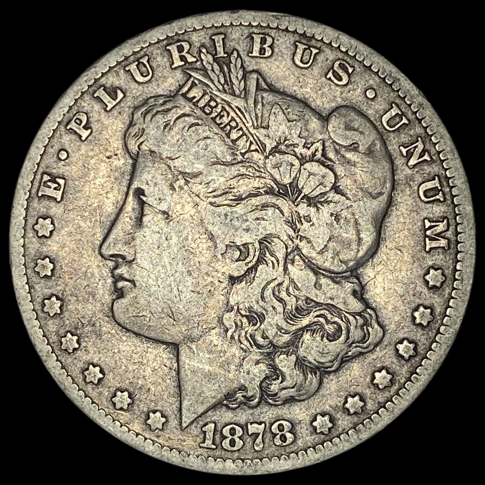 1878-CC Silver Morgan Dollar LIGHTLY CIRCULATED: 1878-CC Silver Morgan Dollar LIGHTLY CIRCULATED