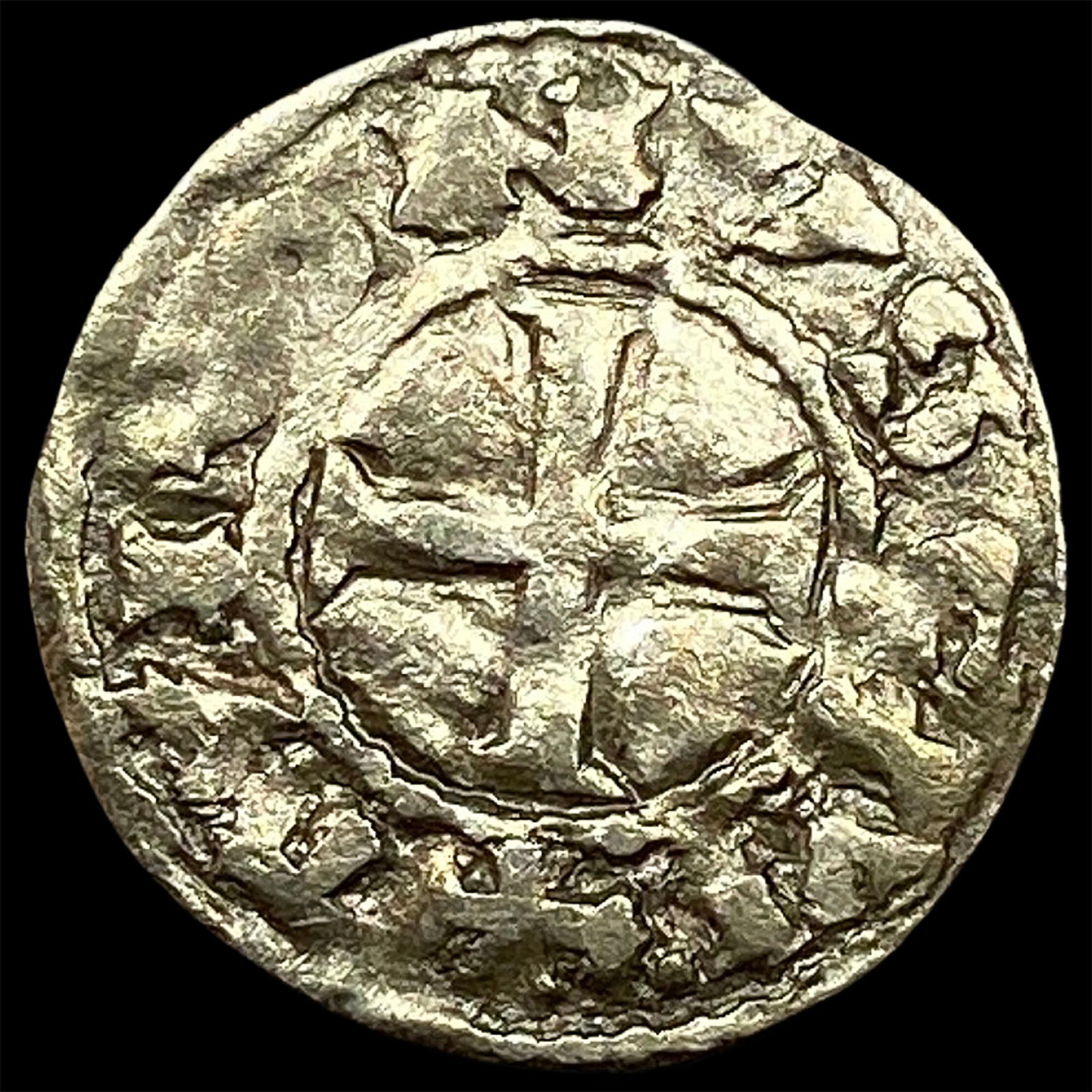 France Abbey of St Martin Silver Denier NEARLY UNCIRCULATED (1 of 2)