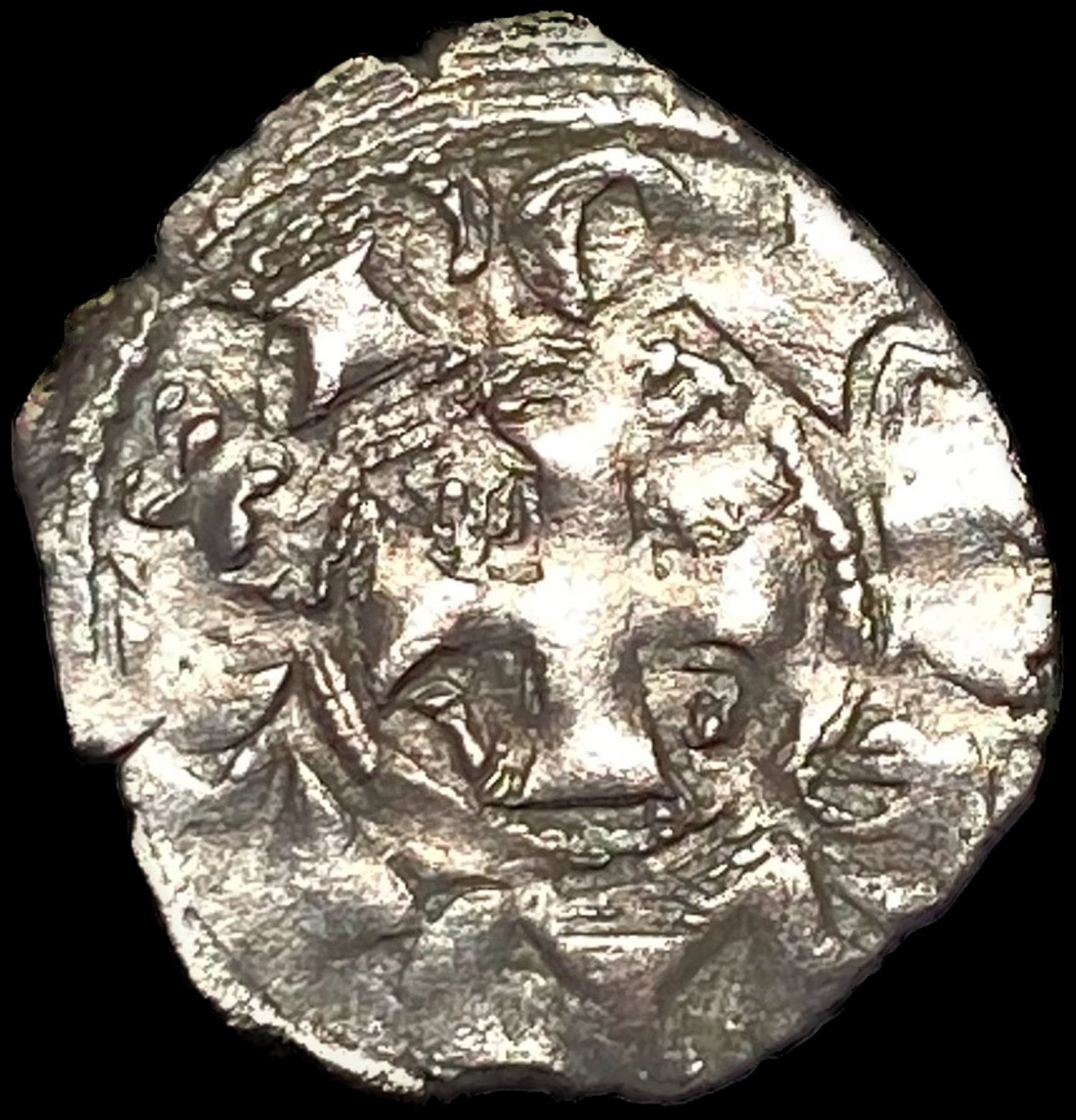 Portugal Crusades Dinis I Silver Dinero NEARLY UNCIRCULATED: Portugal Crusades Dinis I Silver Dinero NEARLY UNCIRCULATED