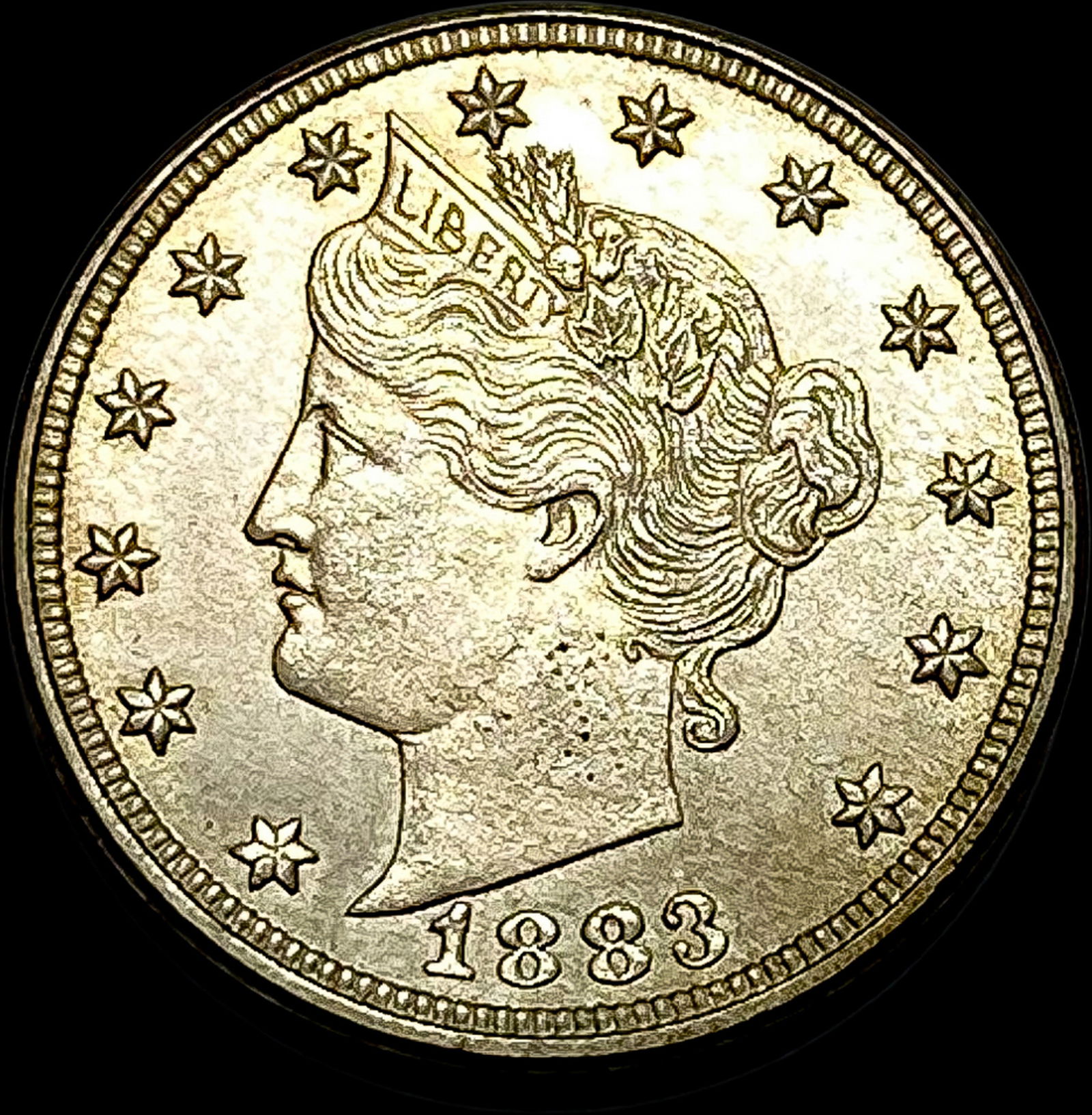1883 Liberty Head Nickel (No Cents) CHOICE AU (1 of 2)