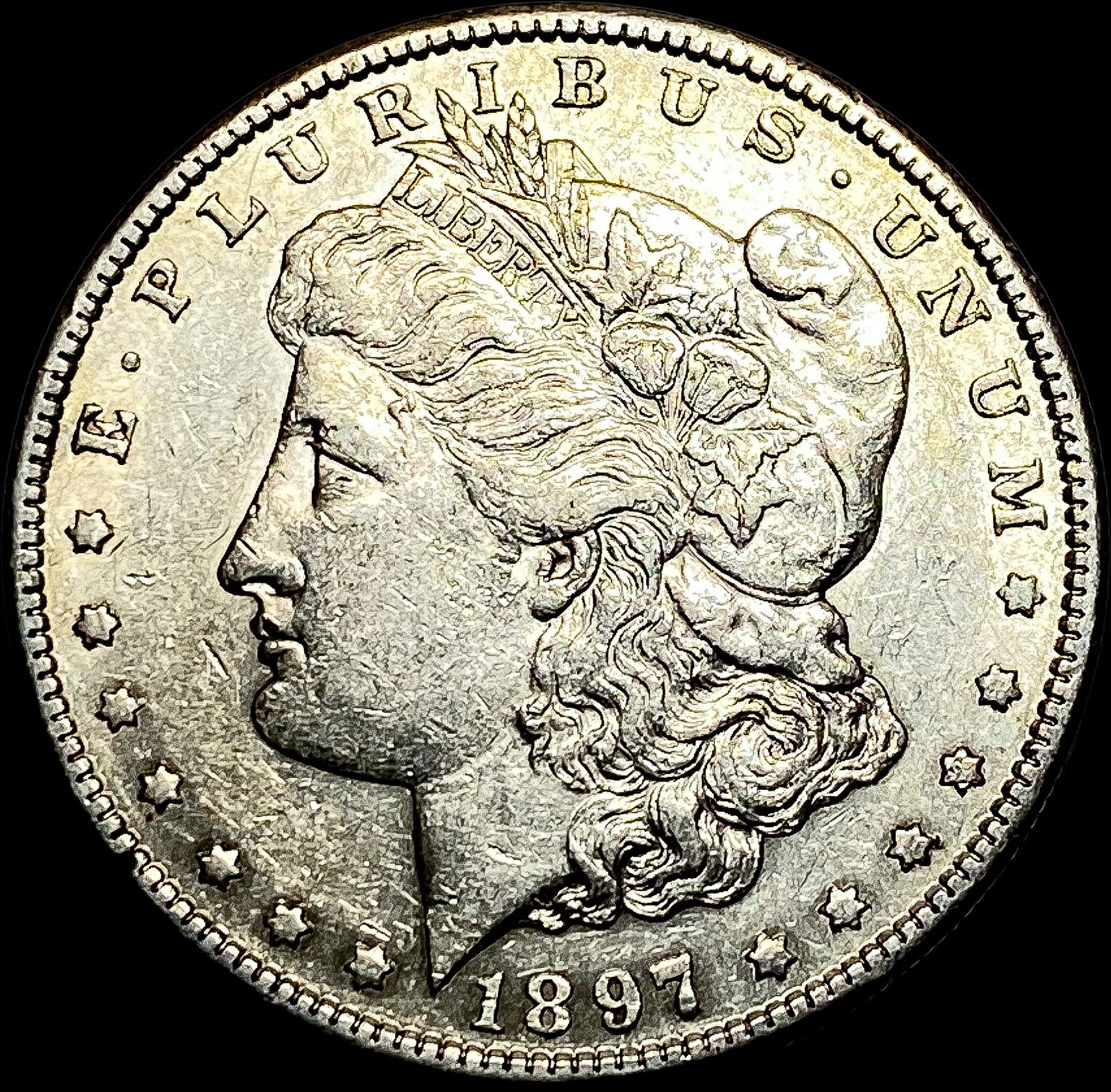 1897-S Silver Morgan Dollar CLOSELY UNCIRCULATED (1 of 2)