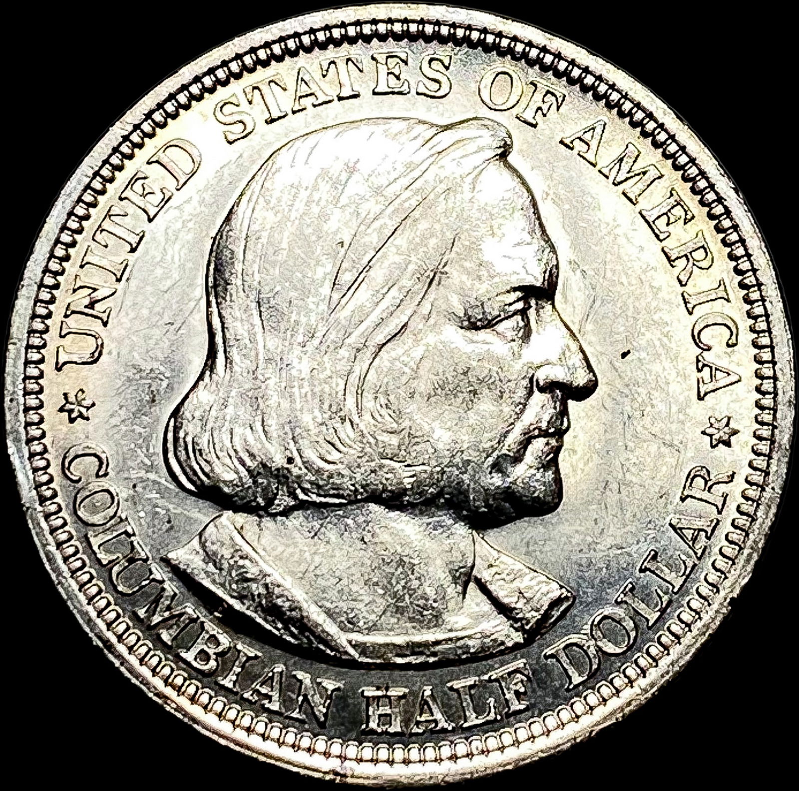 1893 Columbian Expo Half Dollar CLOSELY UNCIRCULATED (1 of 2)