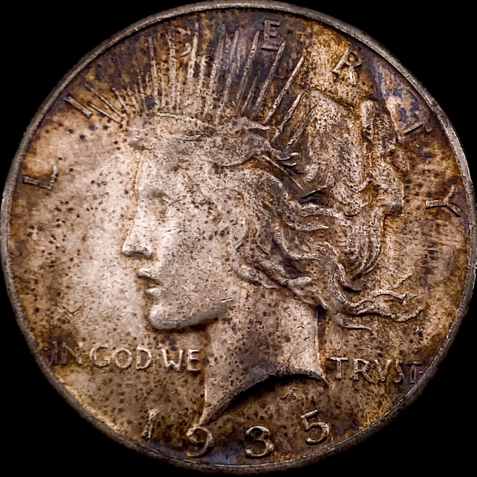 1935-S Silver Peace Dollar CLOSELY UNCIRCULATED: 1935-S Silver Peace Dollar CLOSELY UNCIRCULATED