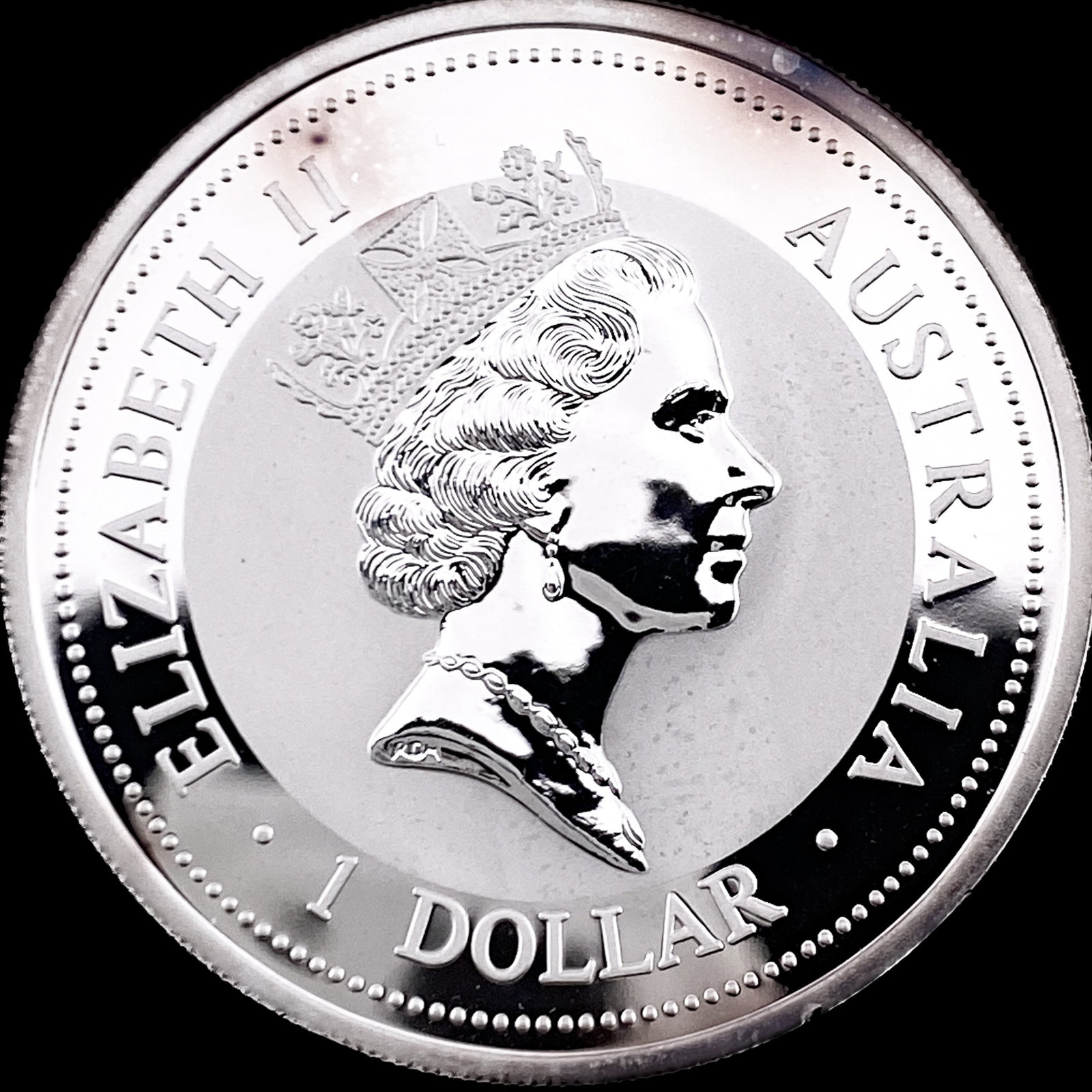 1994 1oz Silver Australian $1 Kookaburra CHOICE PROOF: 1994 1oz Silver Australian $1 Kookaburra CHOICE PROOF