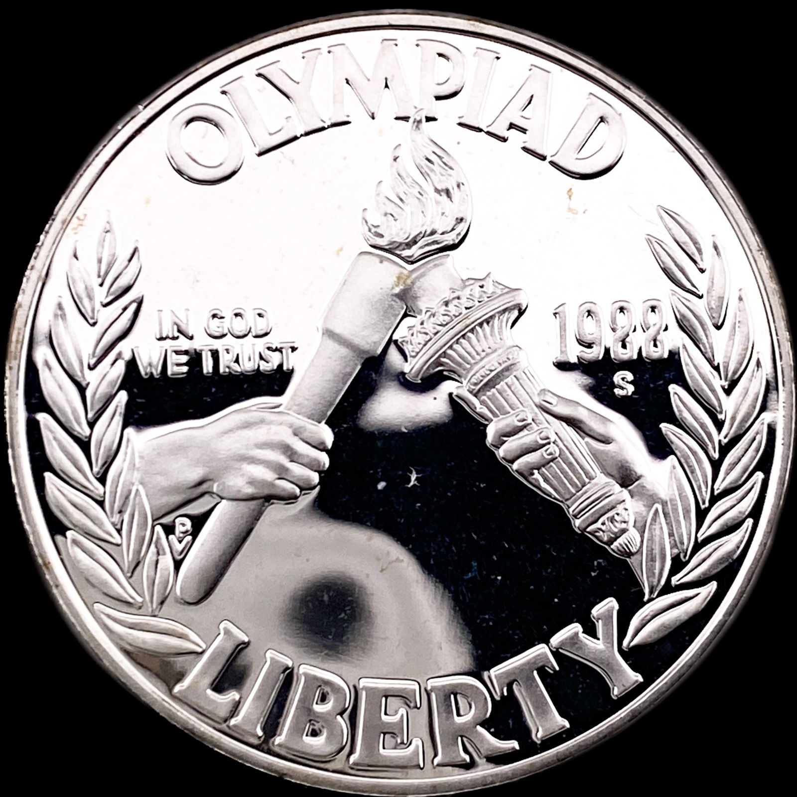 1988-S Silver Dollar Olympic CHOICE PROOF (1 of 2)