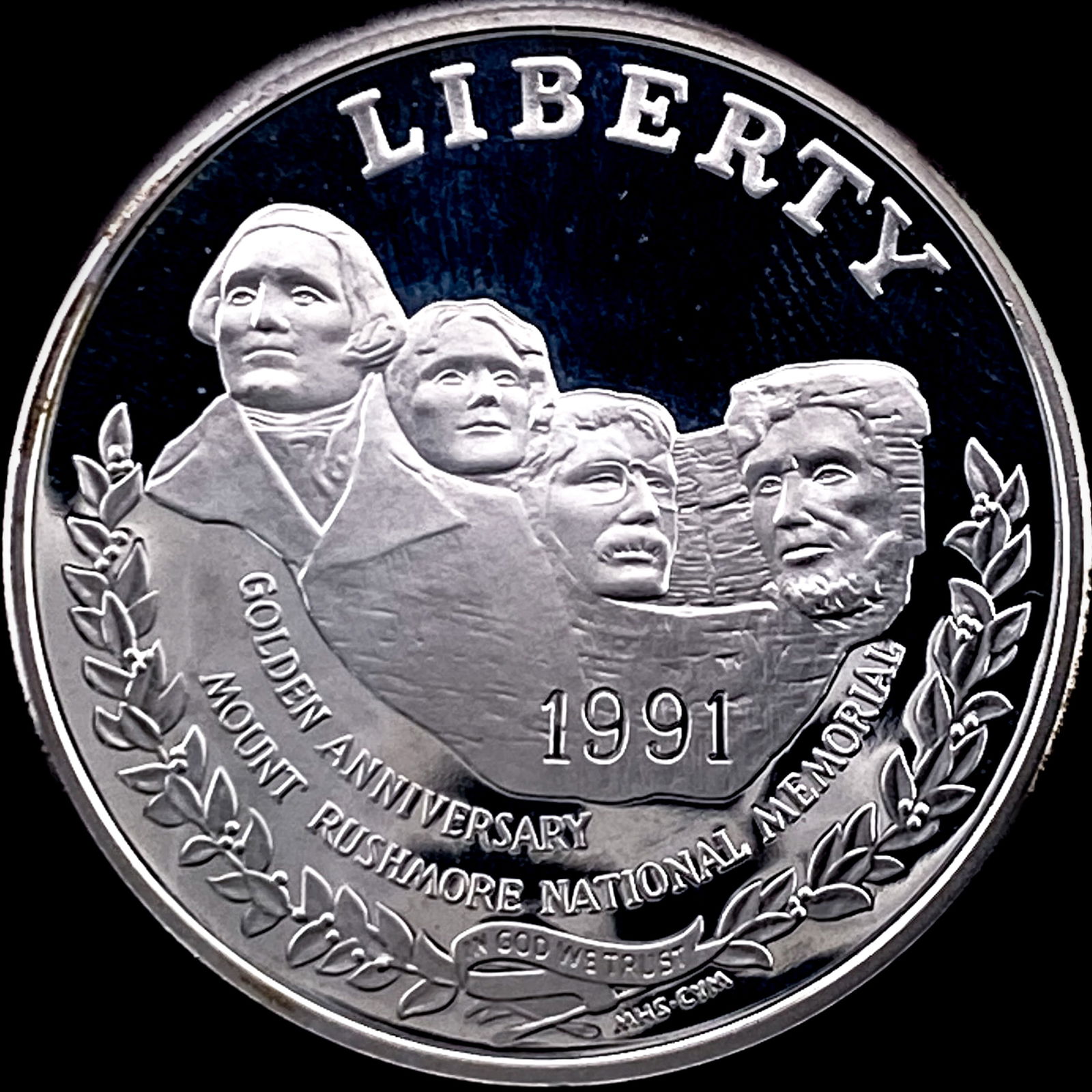 1991-S Silver Dollar Mount Rushmore CHOICE PROOF (1 of 2)
