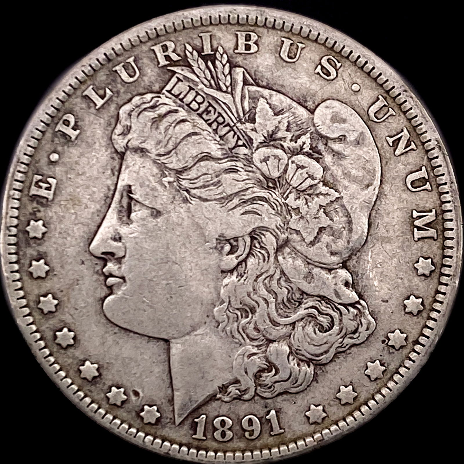 1891-O Silver Morgan Dollar LIGHTLY CIRCULATED (1 of 2)