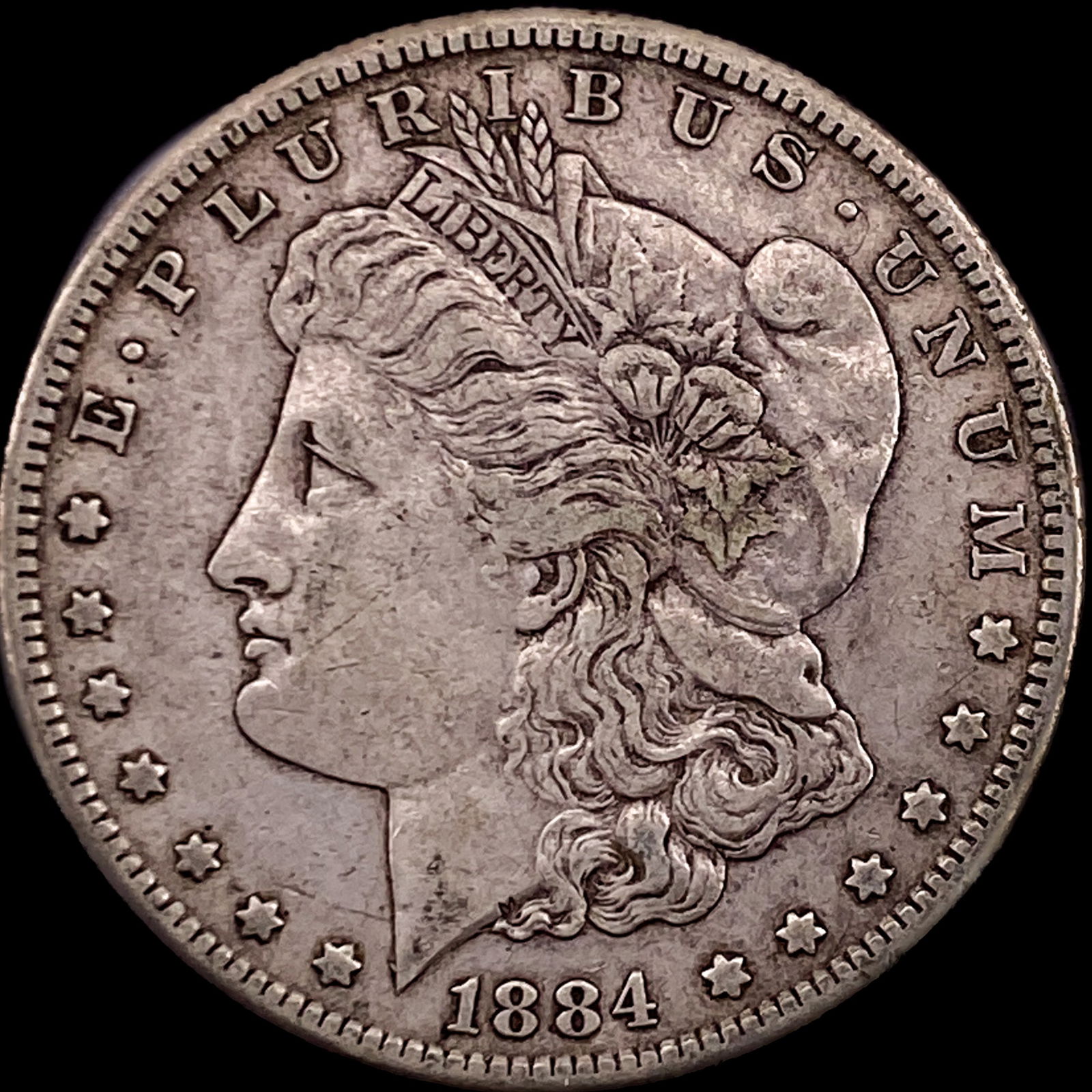 1884-S Silver Morgan Dollar NEARLY UNCIRCULATED (1 of 2)