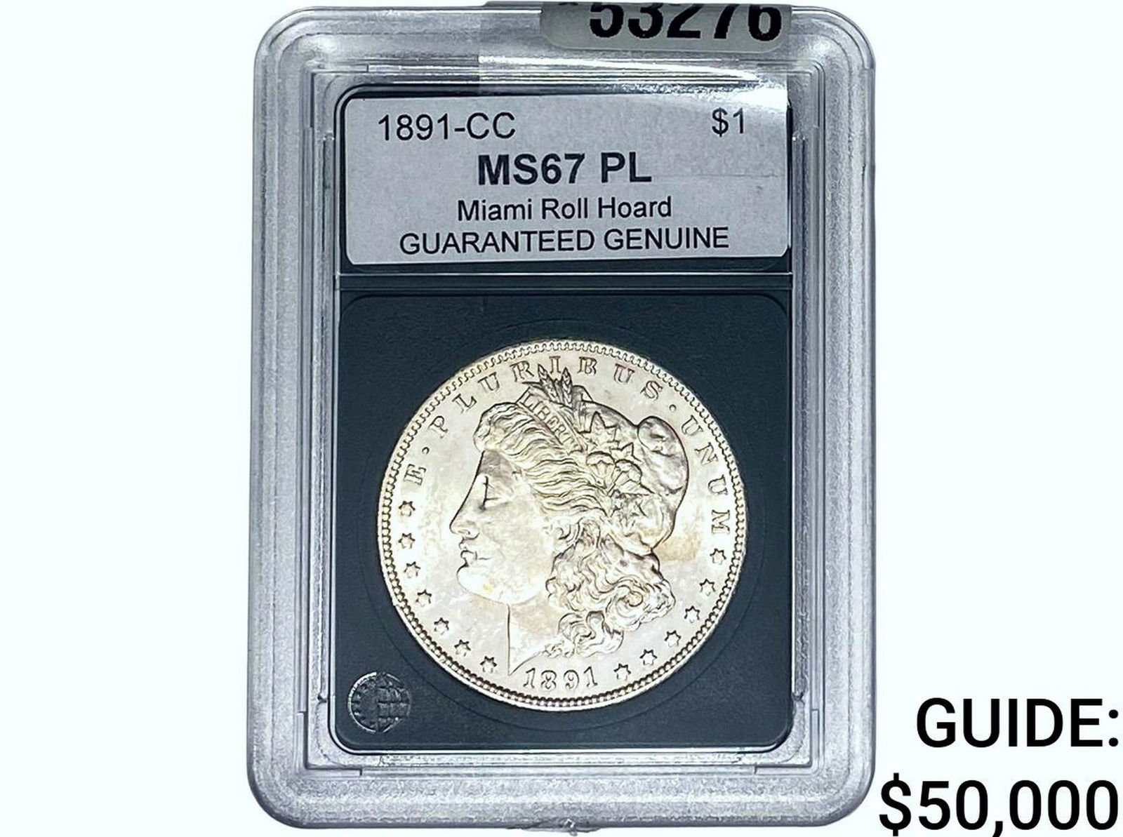 1891-CC Morgan Silver Dollar GG MS67 PL (1 of 2)