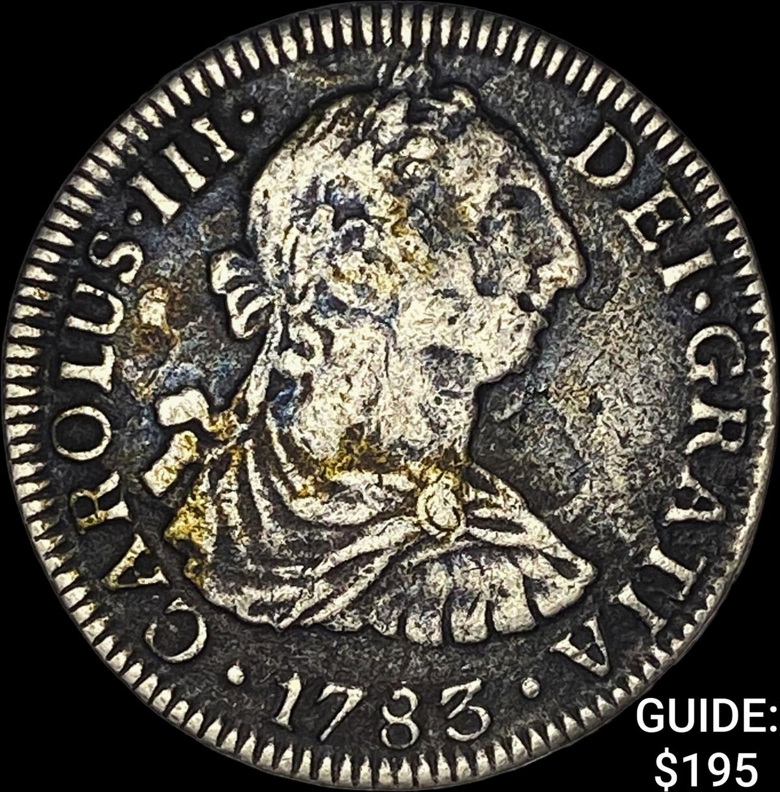1783 Mexico El Cazador Silver 2 Reales NEARLY UNCIRCULATED (1 of 2)