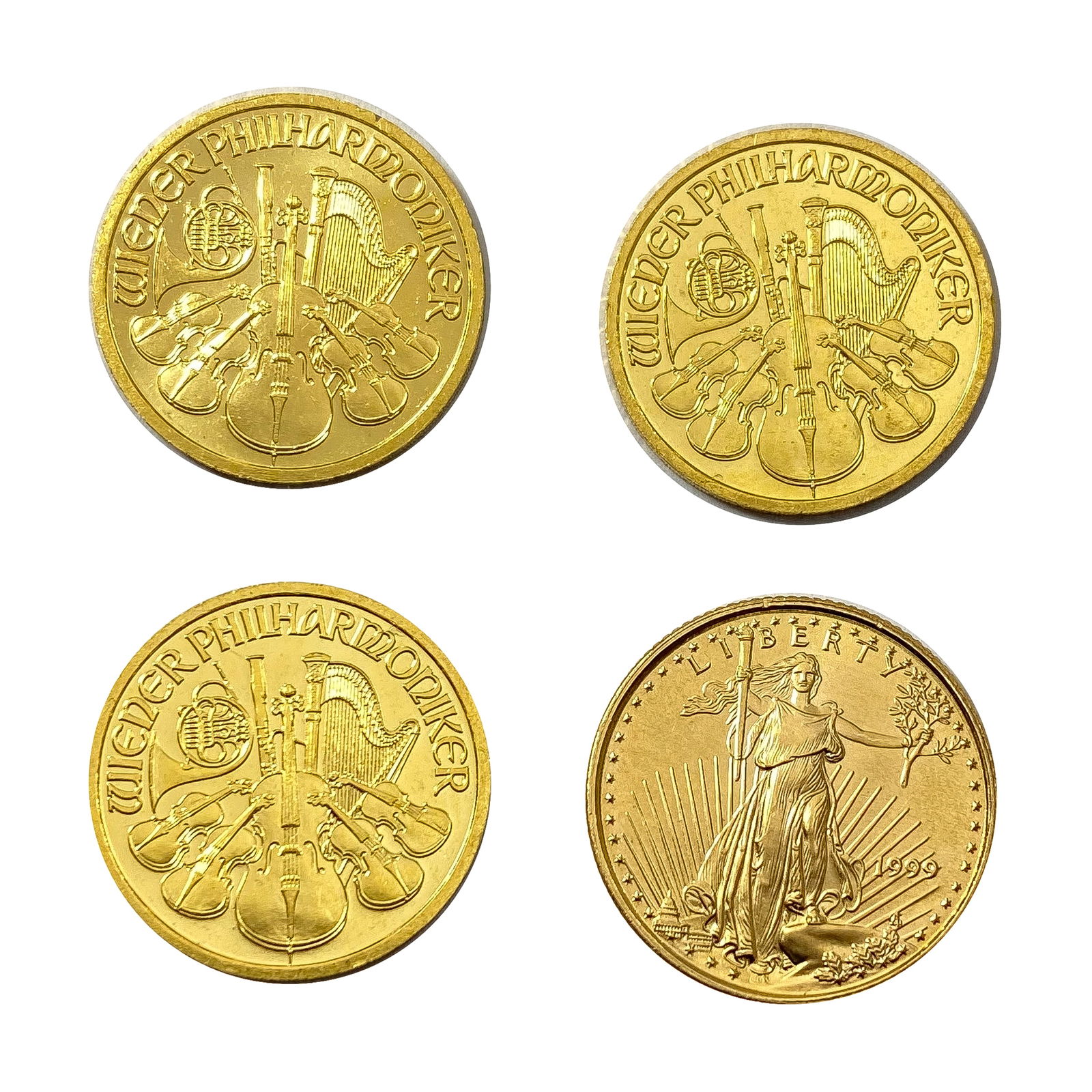 [4 Coins] Various Dates Various Gold coins (1 of 2)