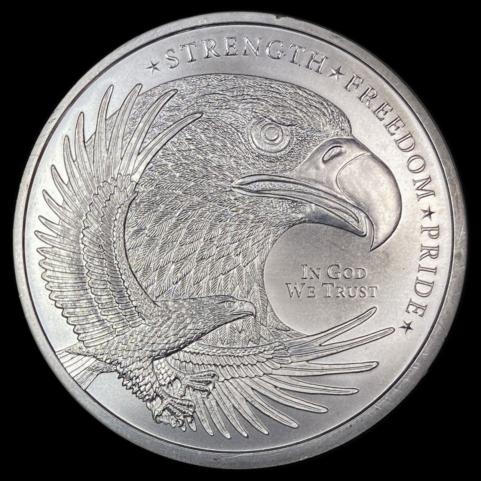 Golden State Mint 2oz Silver Round SUPERB GEM BU (1 of 2)