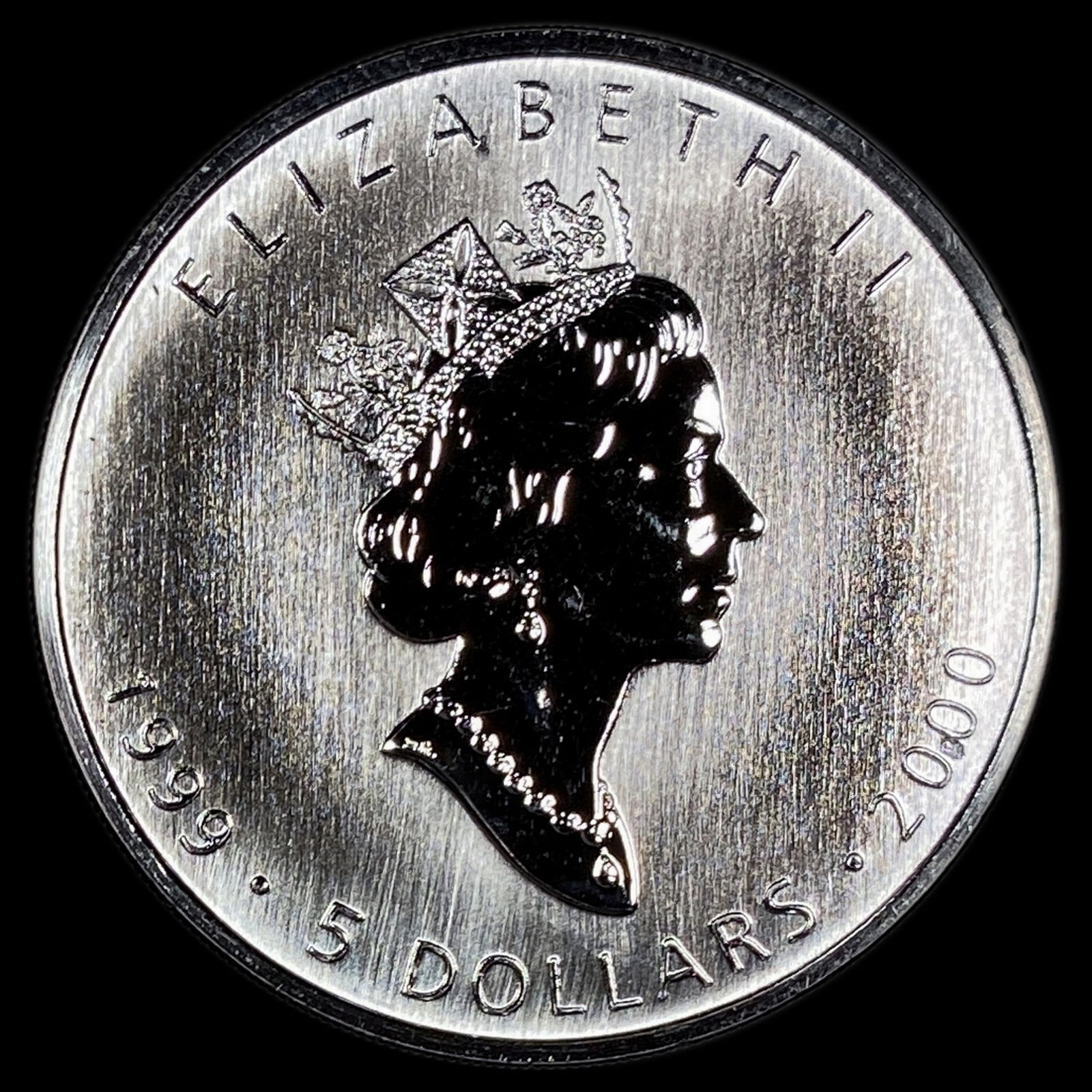 1999 Silver 1oz Canadian Maple Leaf $5 SUPERB GEM BU (1 of 2)