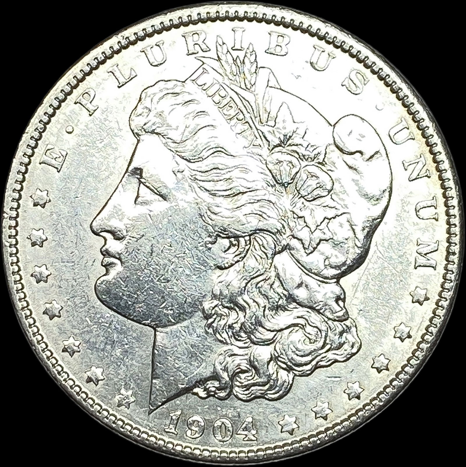 1904 Morgan Silver Dollar CHOICE AU (1 of 2)