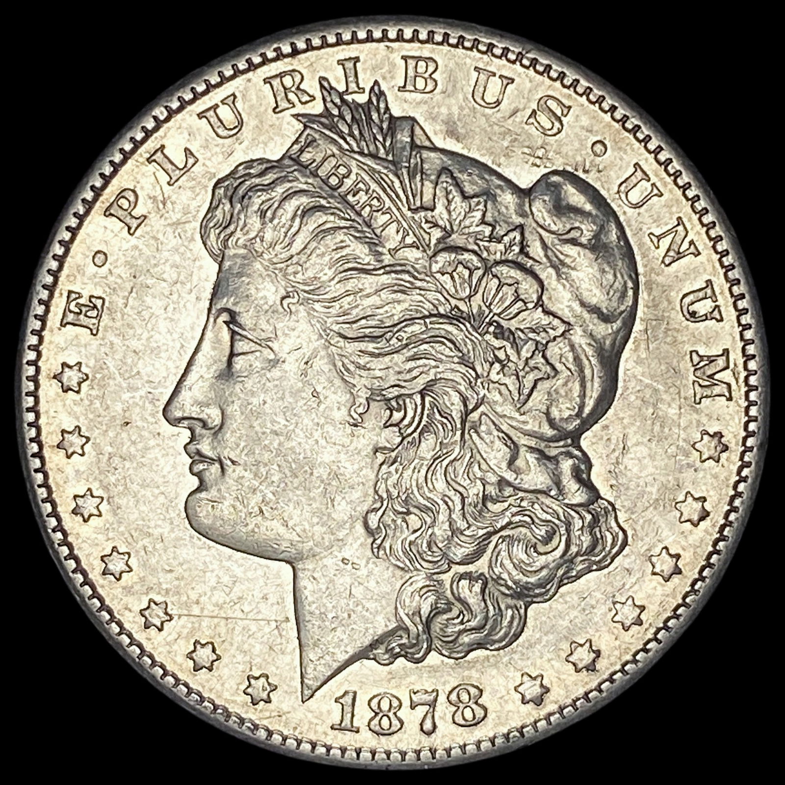 1878-S Silver Morgan Dollar CLOSELY UNCIRCULATED (1 of 2)