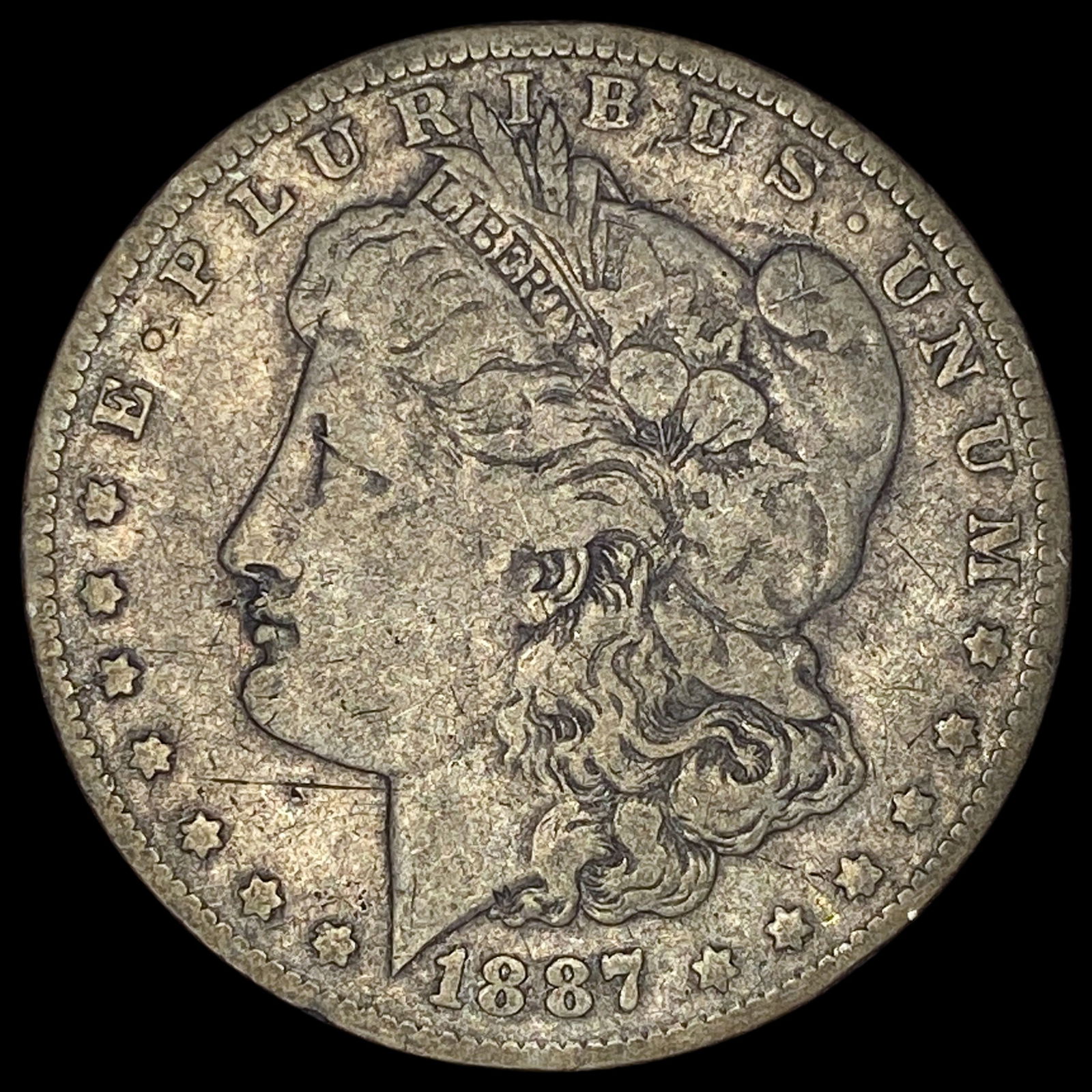 1887-O Silver Morgan Dollar CHOICE AU (1 of 2)
