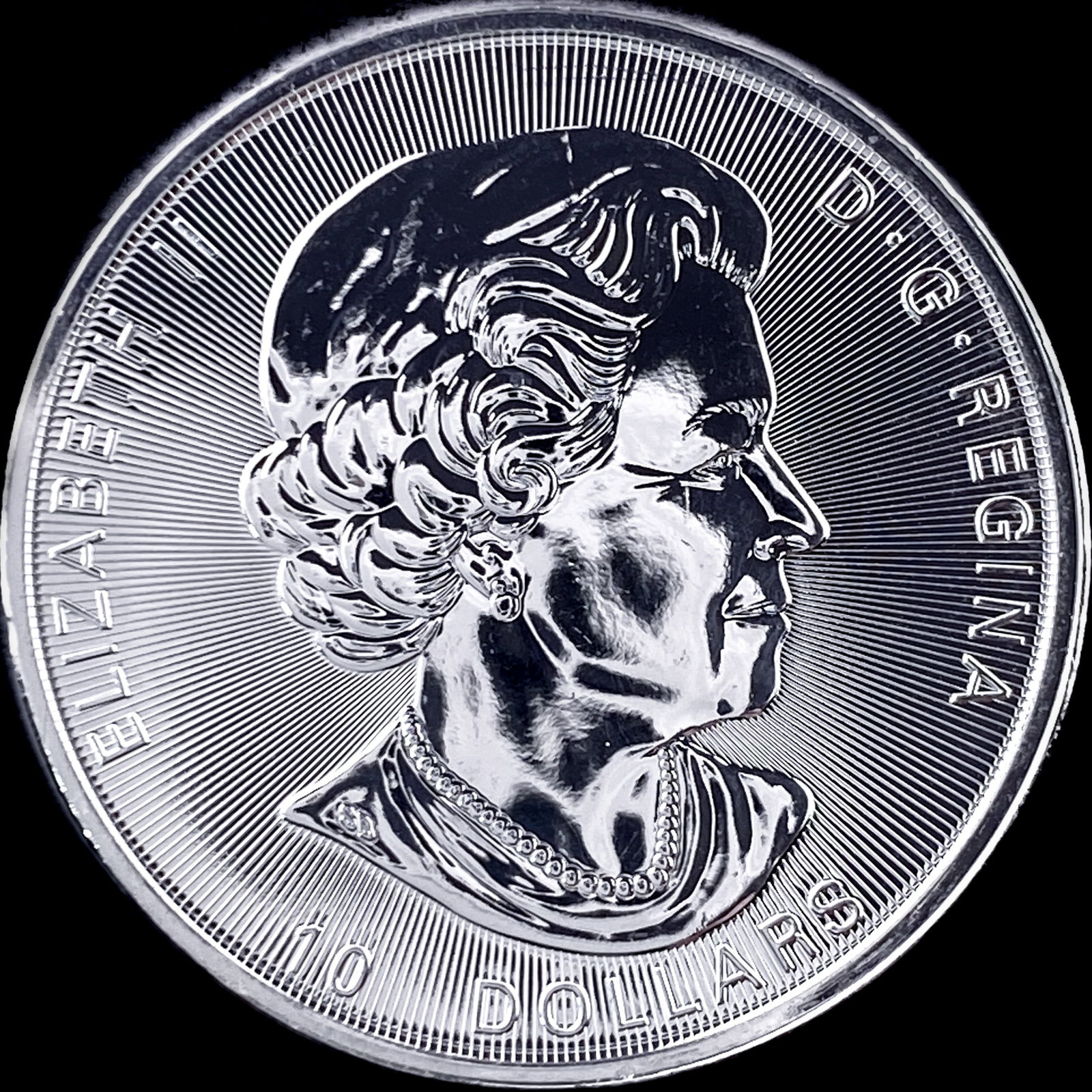 2021 Silver 2oz Canadian Maple Leaf SUPERB GEM BU: 2021 Silver 2oz Canadian Maple Leaf SUPERB GEM BU
