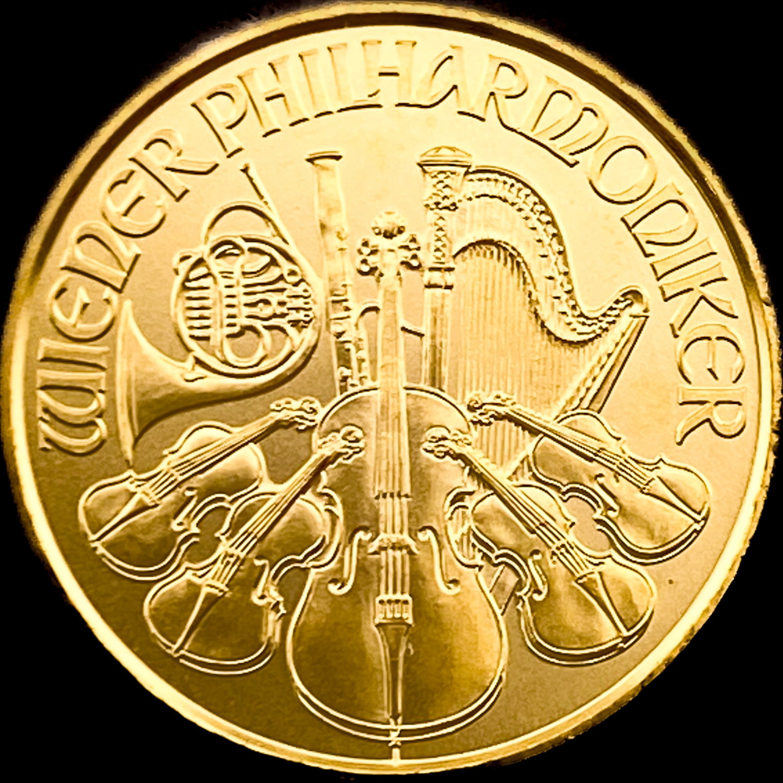 2023 1/10oz Gold Austrian Philharmonic SUPERB GEM BU: 2023 1/10oz Gold Austrian Philharmonic SUPERB GEM BU