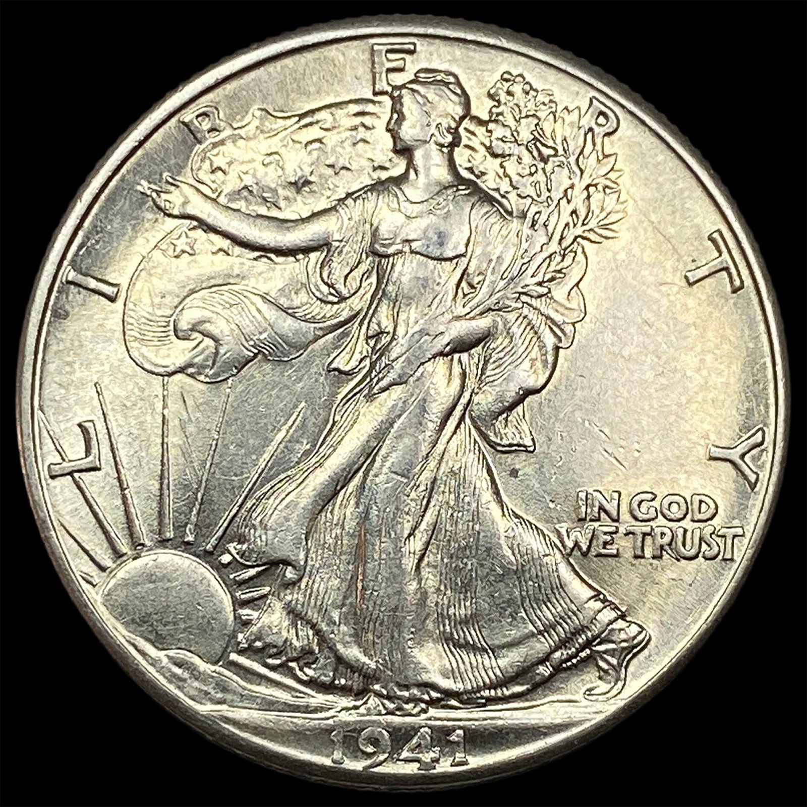 1941 Walking Liberty Half Dollar CHOICE AU (1 of 2)