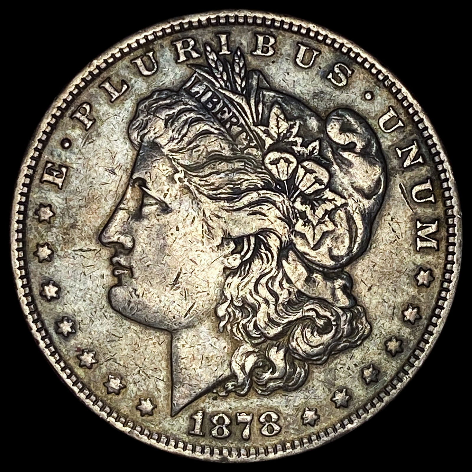 1878 Silver Morgan Dollar NEARLY UNCIRCULATED (1 of 2)