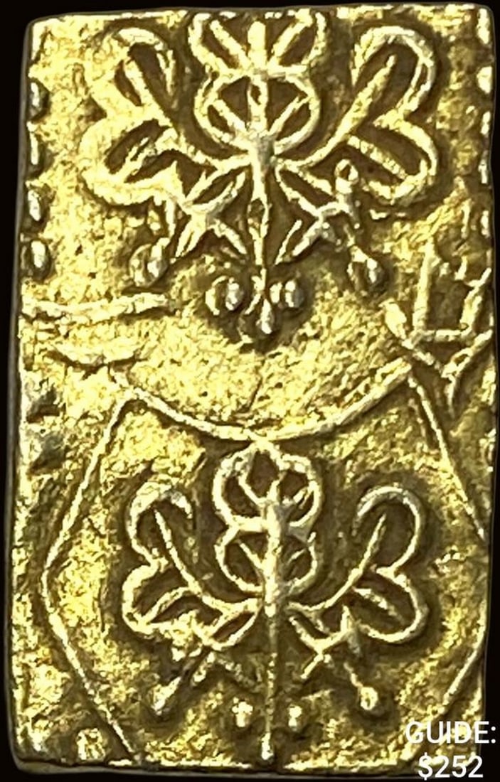 [1868-1869] Japan Gold 2 Bu .029oz CLOSELY UNCIRCULATED: [1868-1869] Japan Gold 2 Bu .029oz CLOSELY UNCIRCULATED