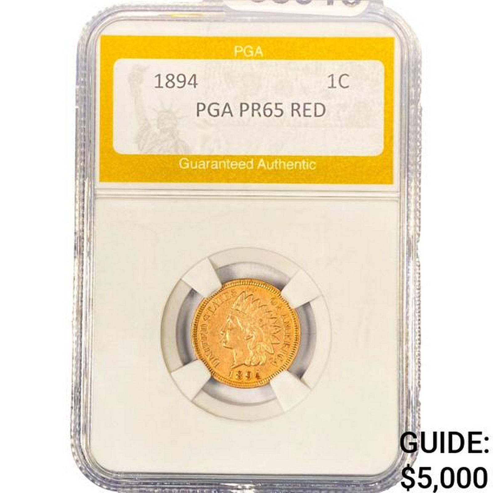 1894 Indian Head Cent PGA PR65 RED (1 of 2)