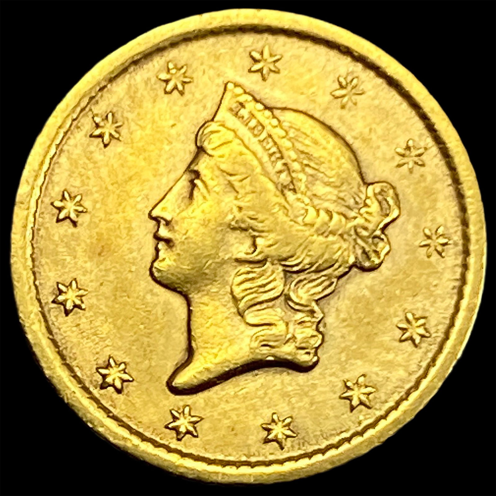 1851-O Gold $1 Type 1 Liberty CLOSELY UNCIRCULATED (1 of 2)