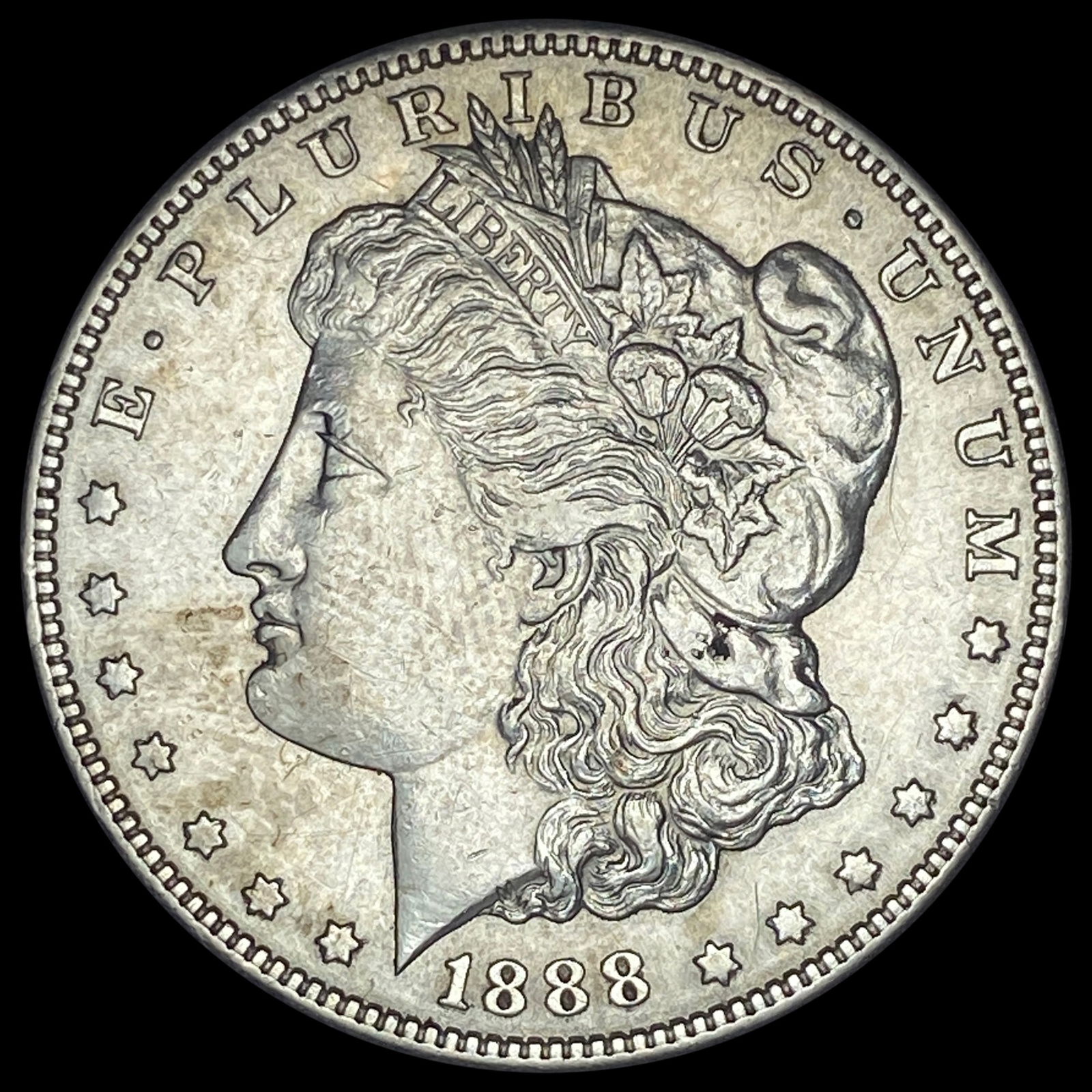 1888-S Silver Morgan Dollar CLOSELY  UNCIRCULATED (1 of 2)