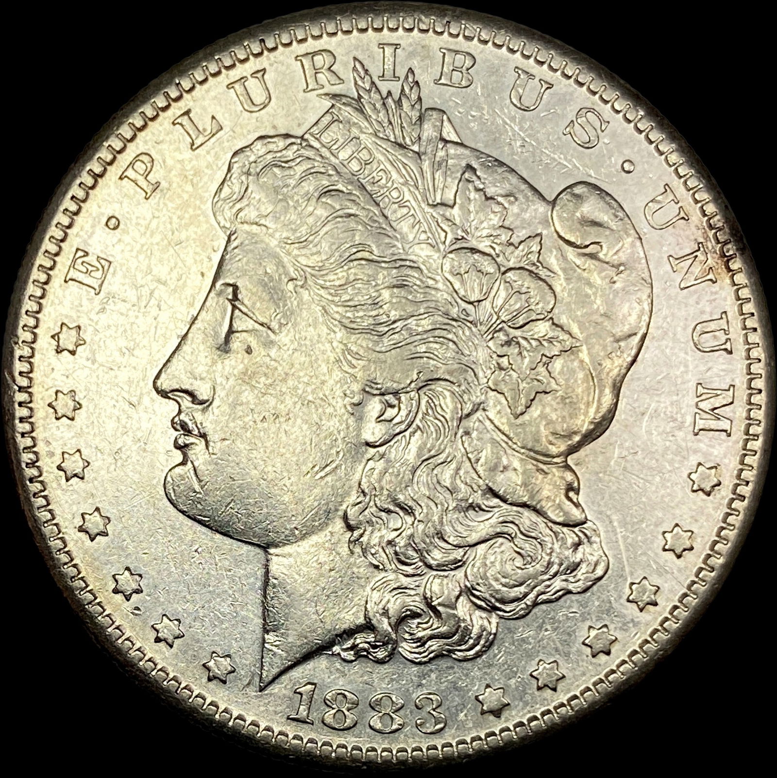 1883-S Silver Morgan Dollar CLOSELY  UNCIRCULATED (1 of 2)