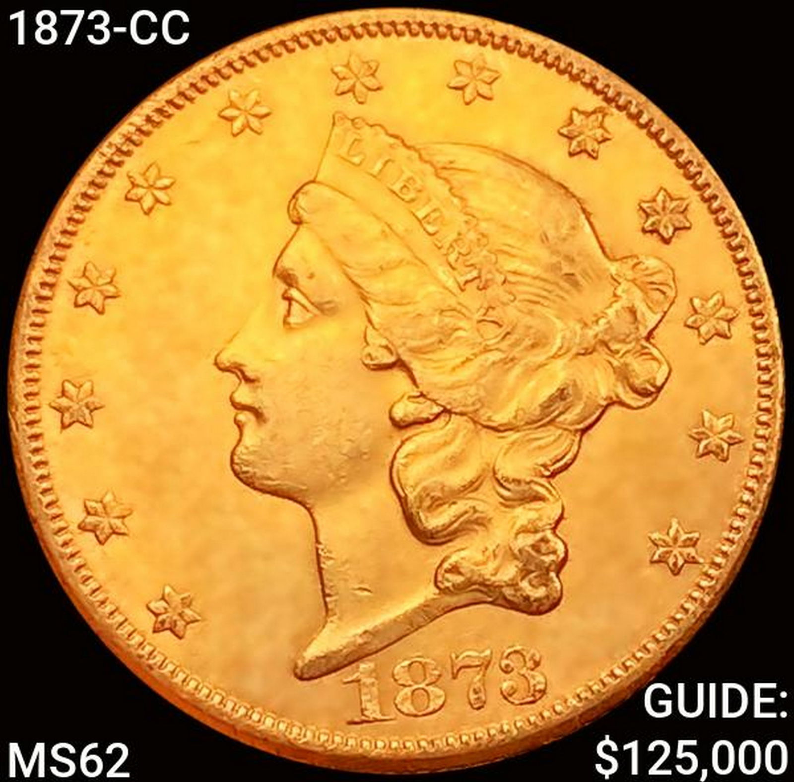 1873-CC $20 Gold Double Eagle UNCIRCULATED (1 of 2)