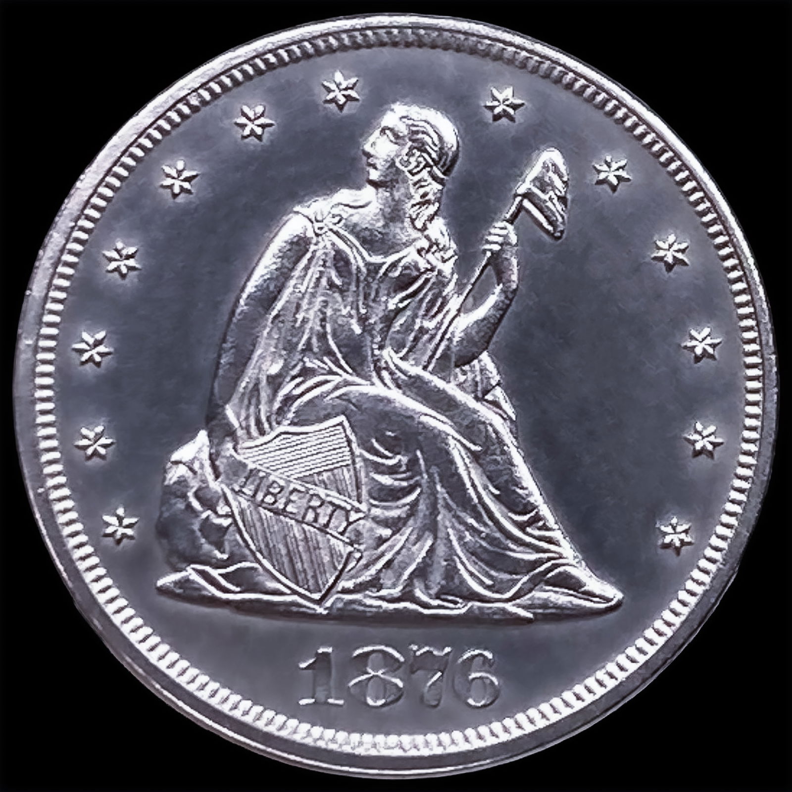 1876 Twenty Cent Piece GEM PROOF CAM (1 of 2)