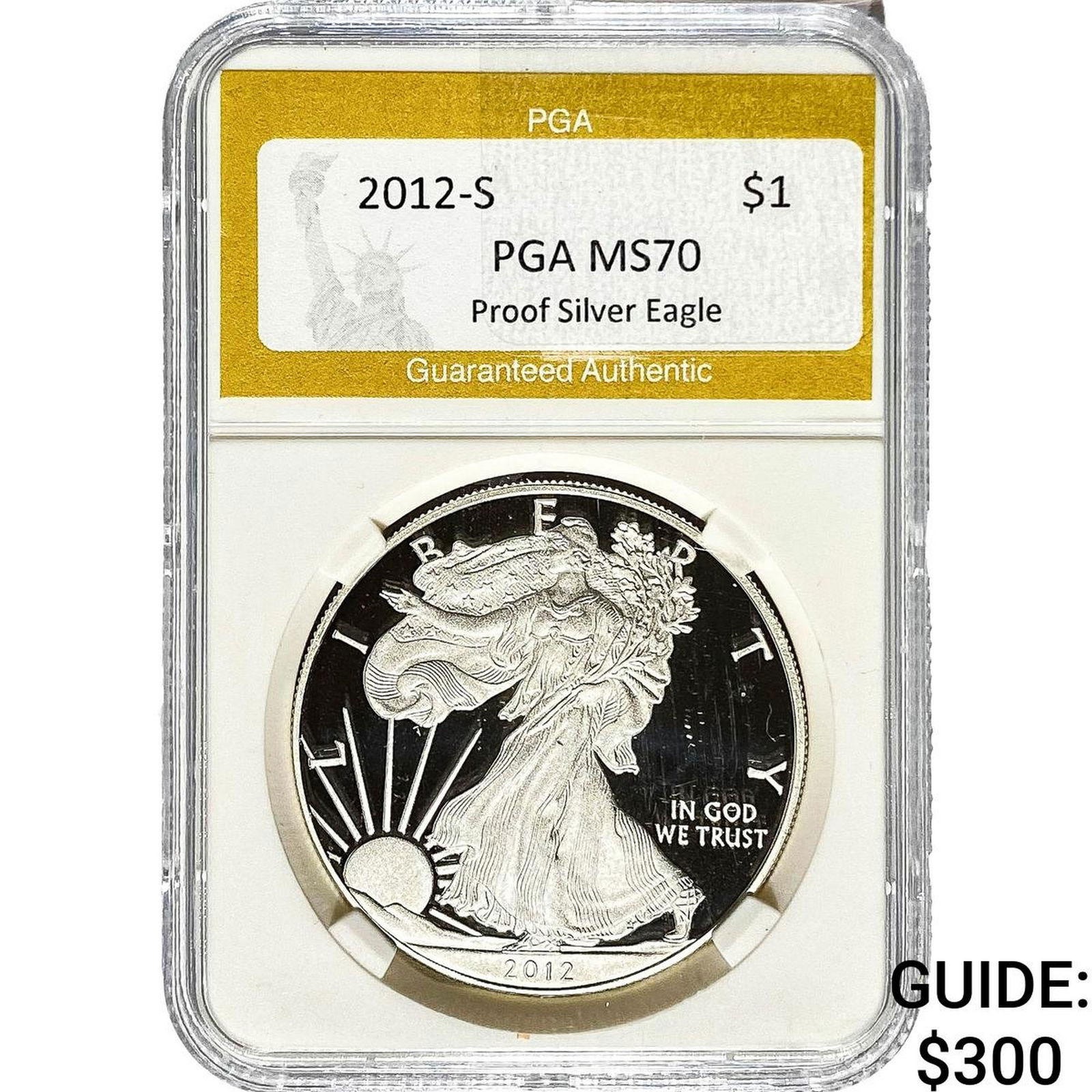 2012-S Silver Eagle PGA MS70 (1 of 2)