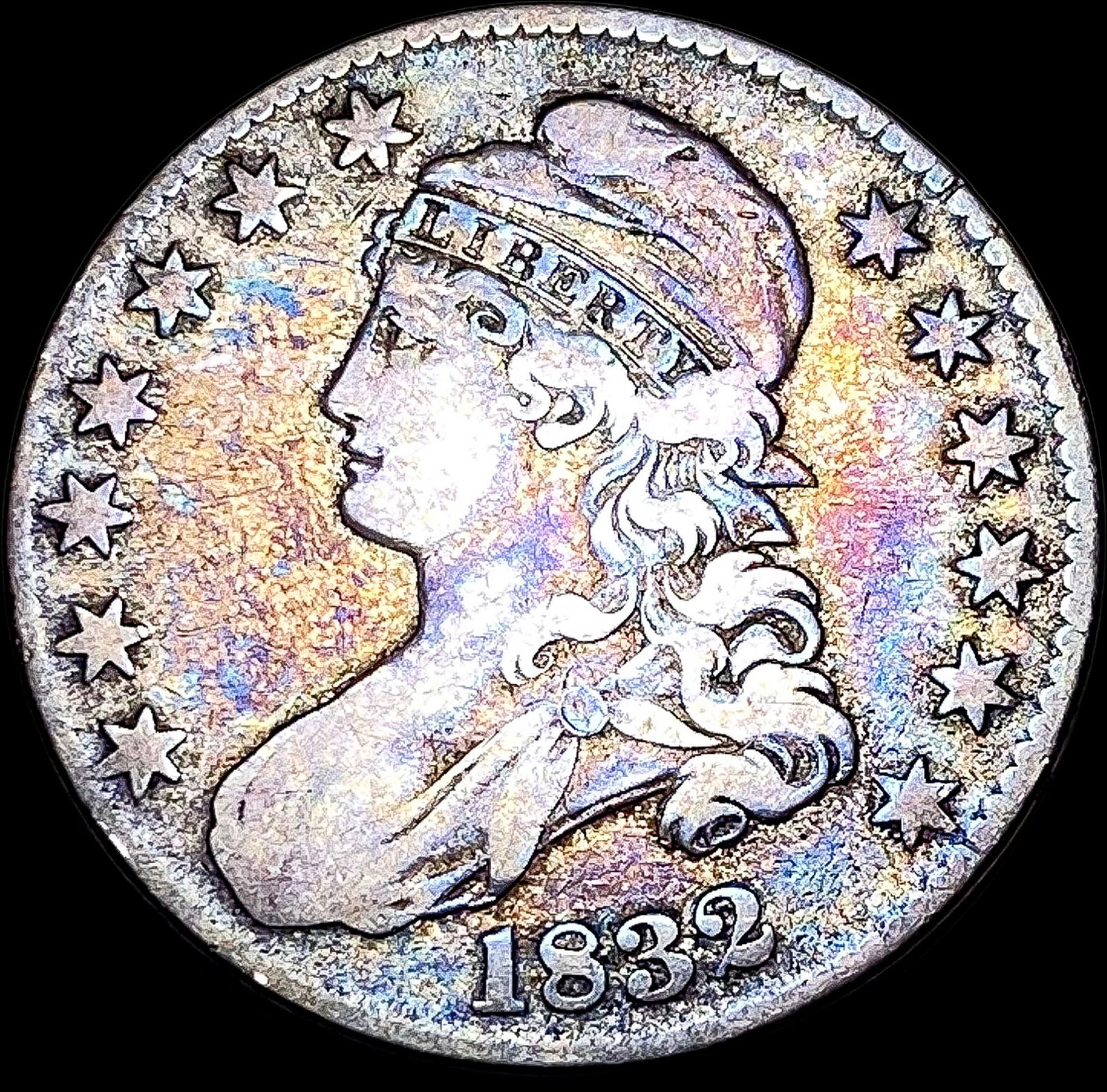 1832 Capped Bust Half Dollar LIGHTLY  CIRCULATED (1 of 2)