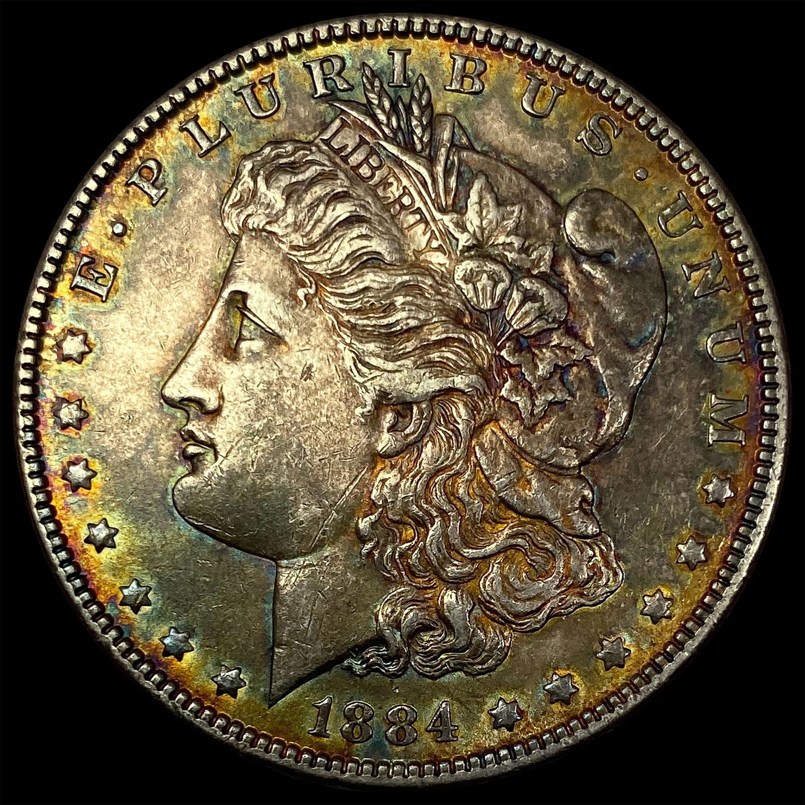 1884 Morgan Silver Dollar  CHOICE AU (1 of 2)