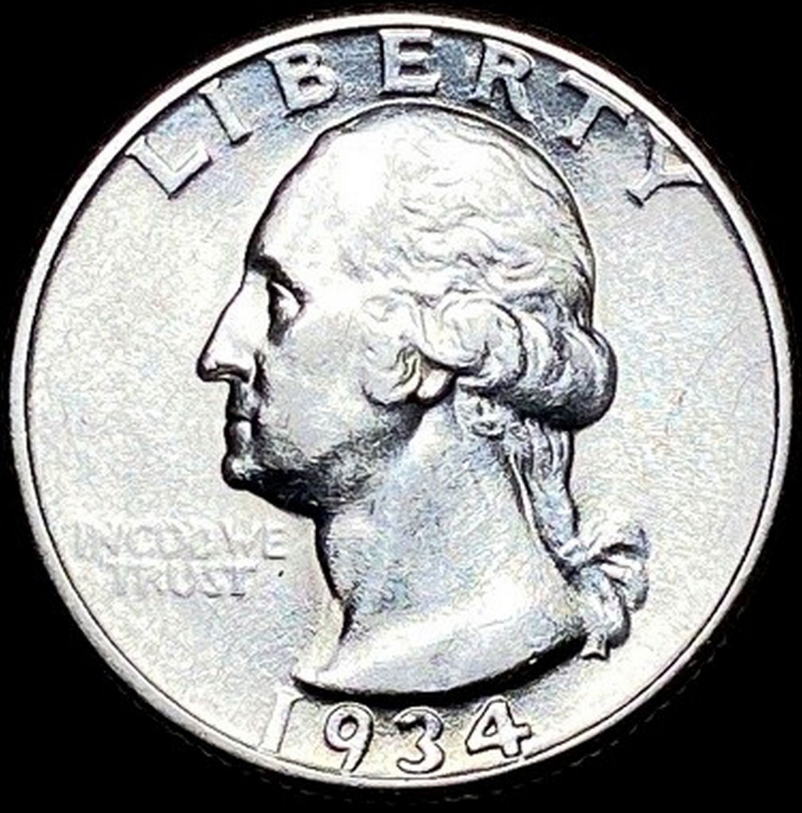 1934 Silver Washington Quarter UNCIRCULATED (1 of 2)