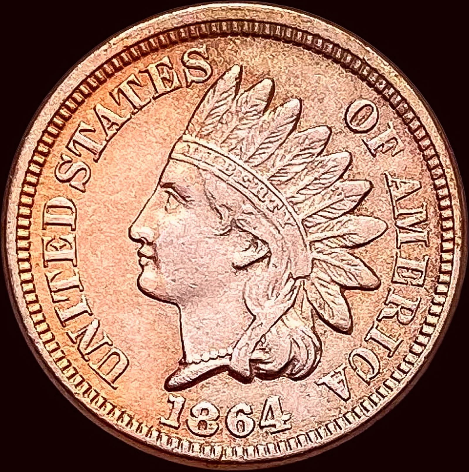 1864 Bronze Indian Head Cent UNCIRCULATED (1 of 2)