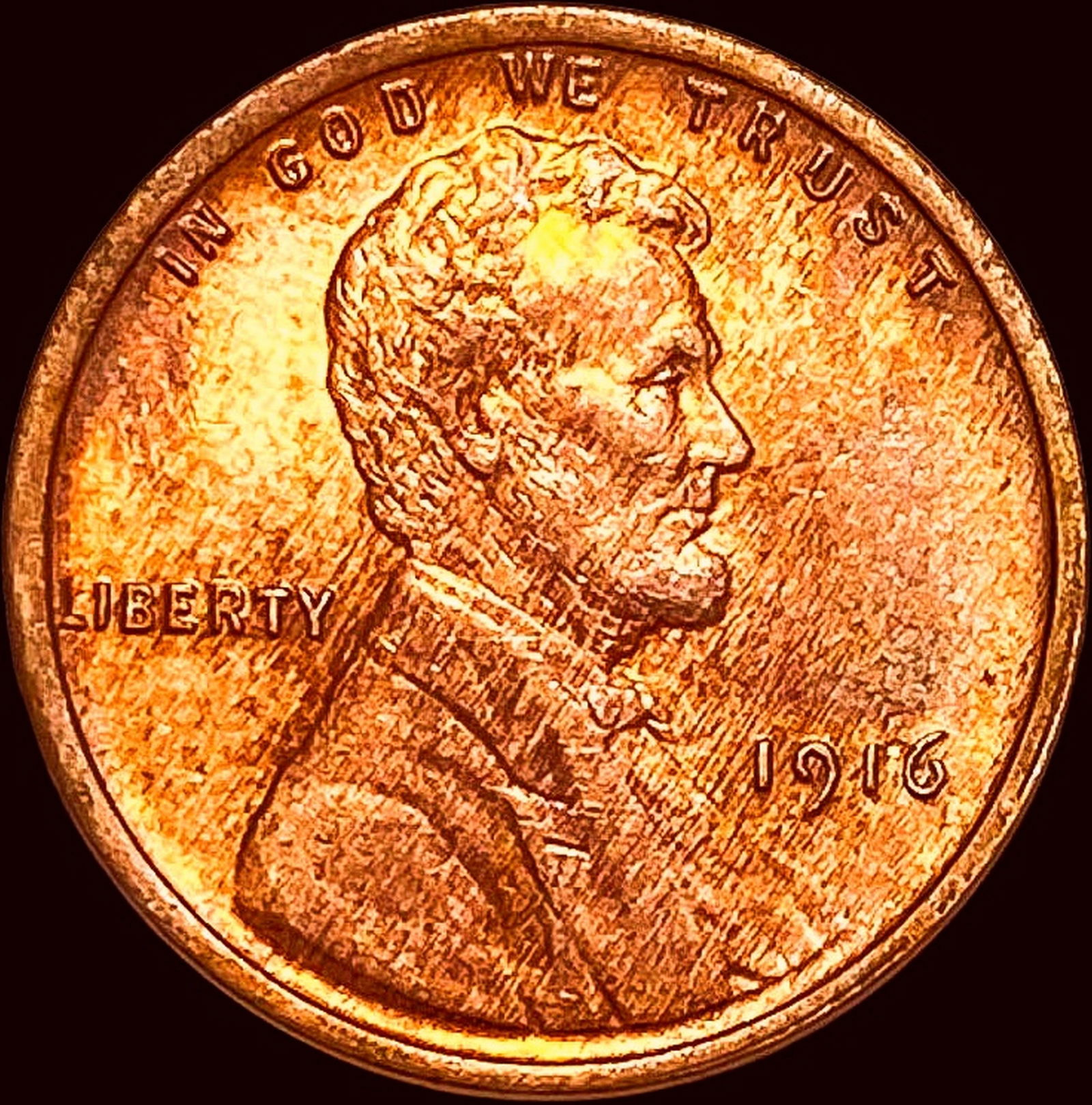 1916 Red Lincoln Wheat Cent UNCIRCULATED (1 of 2)