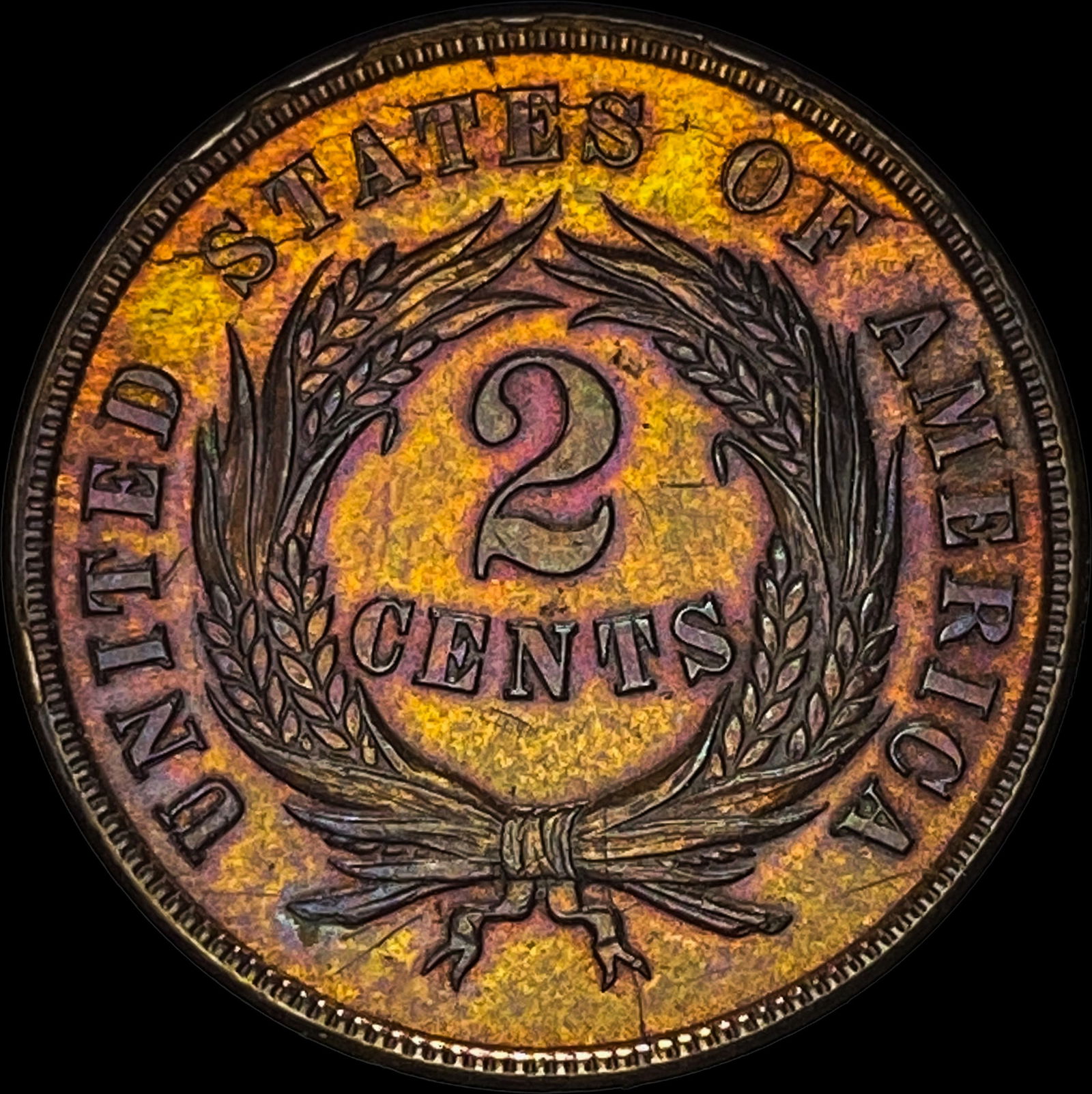 1865 RB Two Cent Piece UNCIRCULATED (1 of 2)