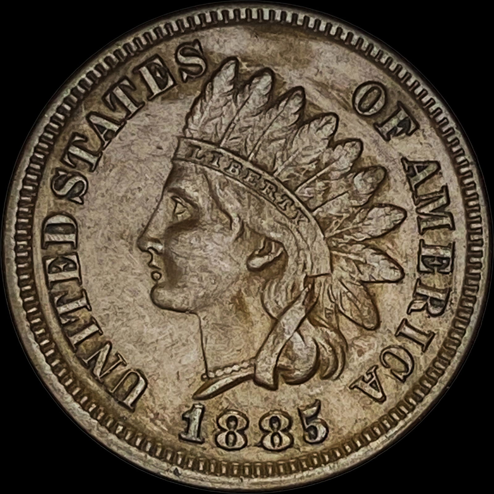 1885 Indian Head Cent CHOICE AU (1 of 2)